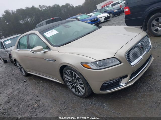 LINCOLN CONTINENTAL 2017 1ln6l9sk5h5617795