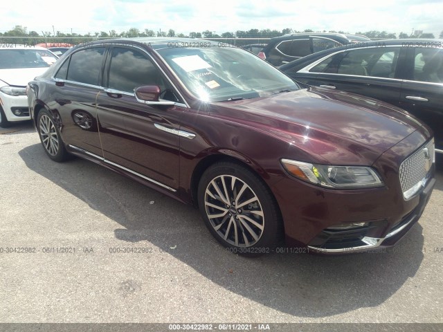 LINCOLN CONTINENTAL 2017 1ln6l9skxh5612513