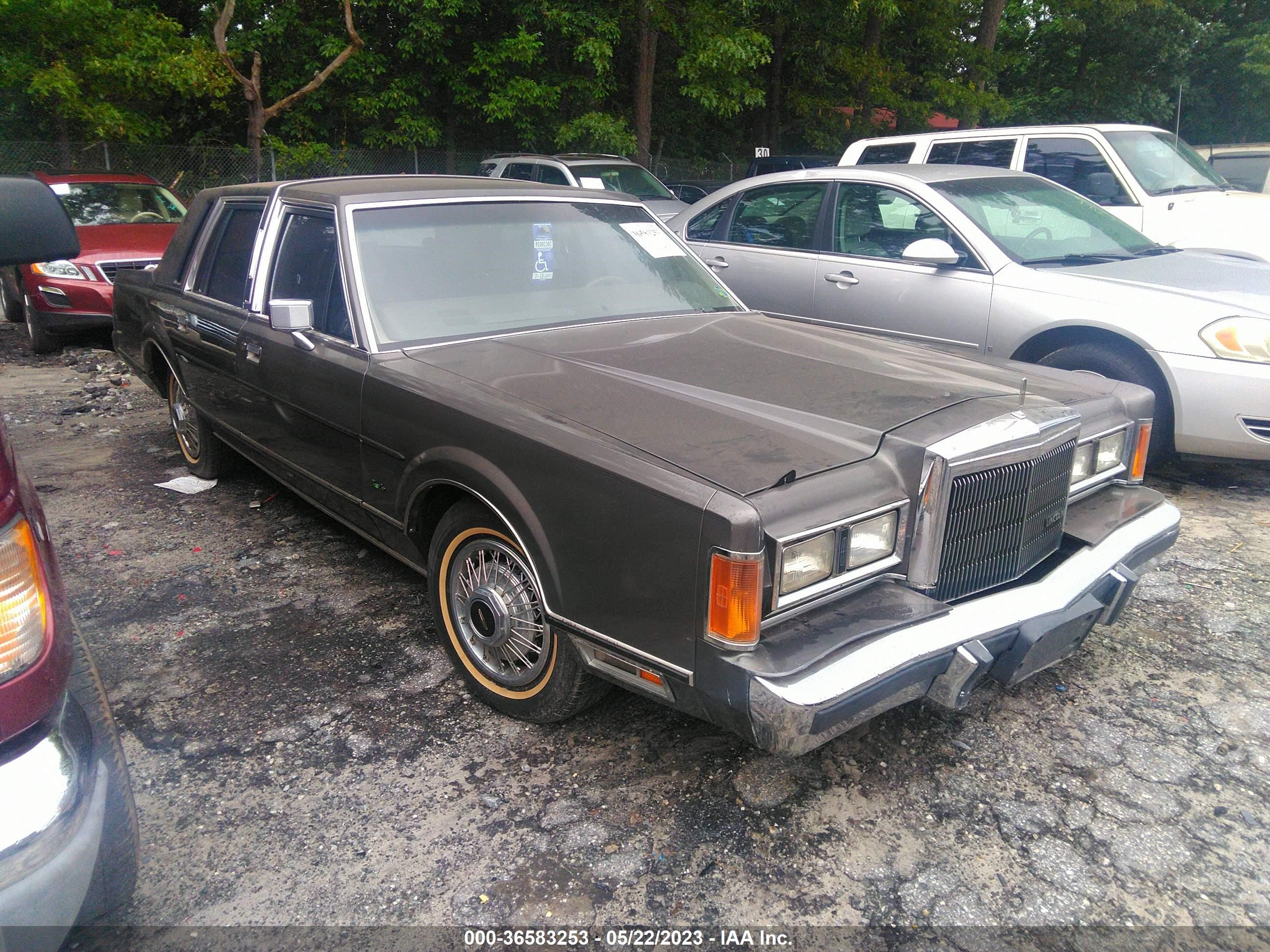 LINCOLN TOWN CAR 1989 1lnbm81f8ky710567