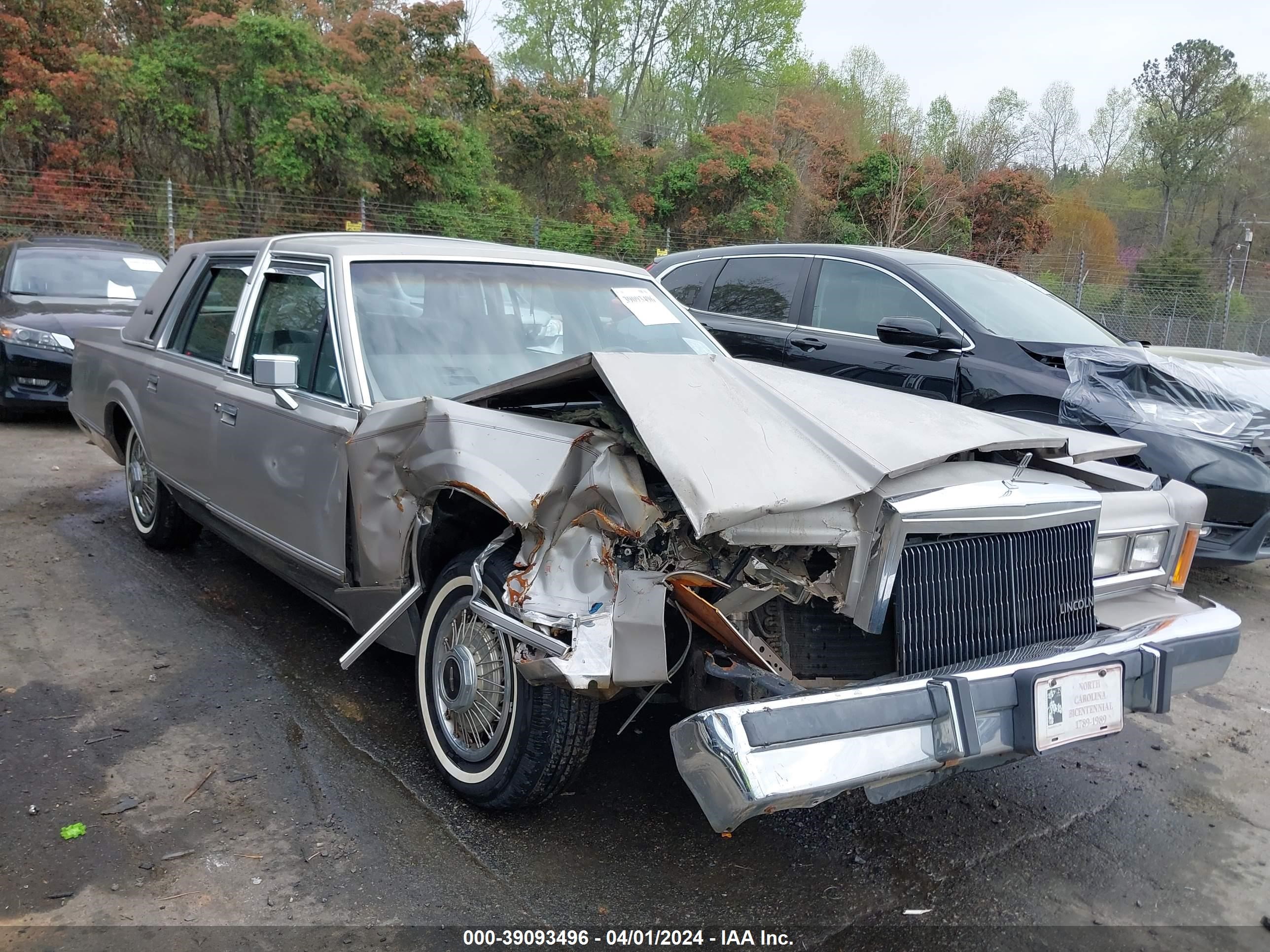 LINCOLN TOWN CAR 1989 1lnbm82f5ky746456