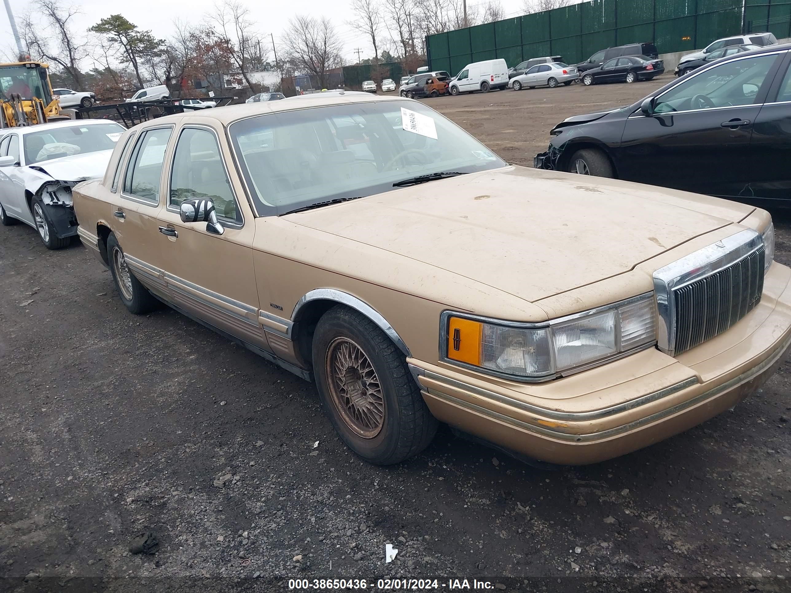 LINCOLN TOWN CAR 1991 1lncm83w8my638726