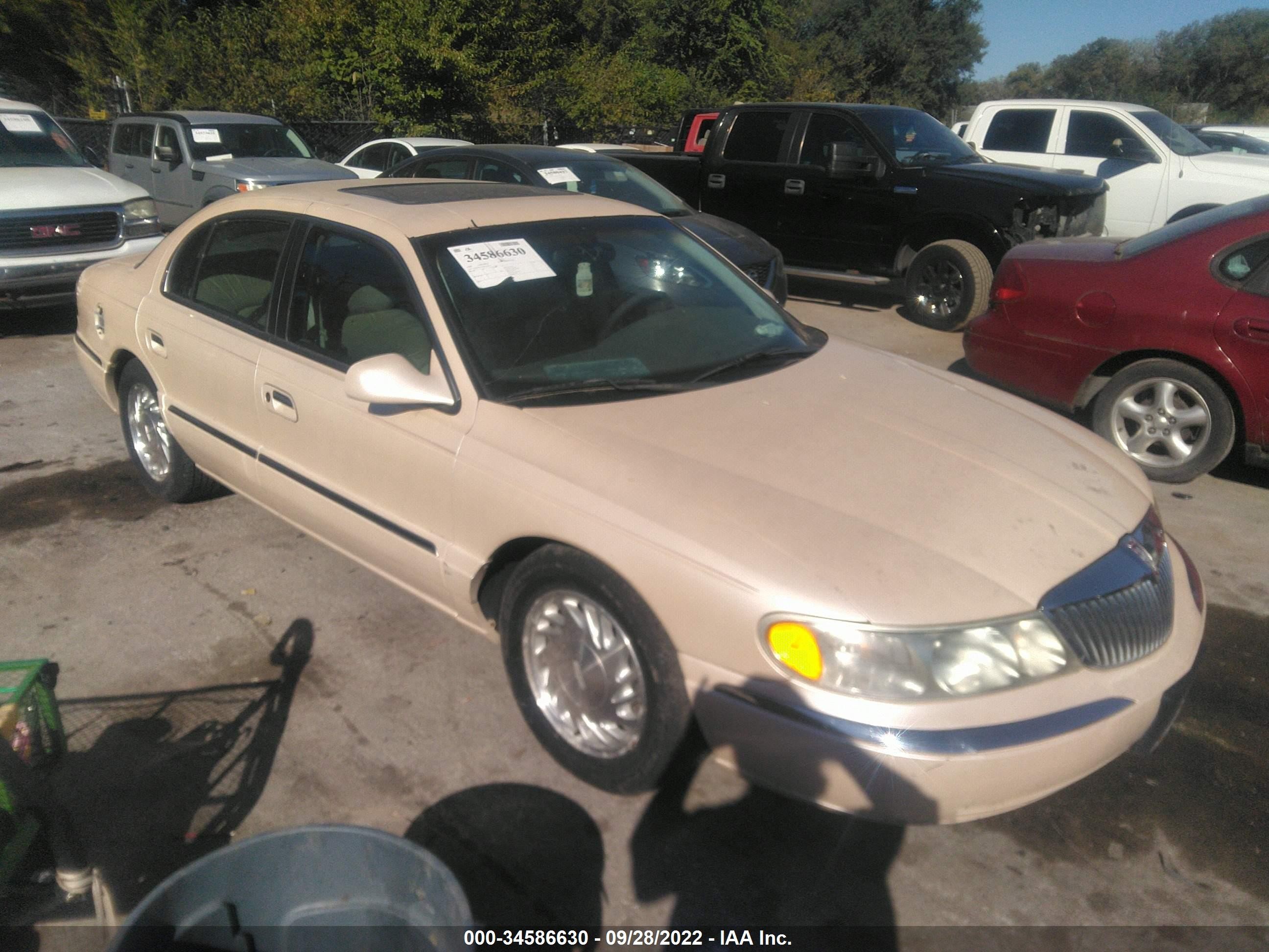 LINCOLN CONTINENTAL 1998 1lnfm97v3wy721813