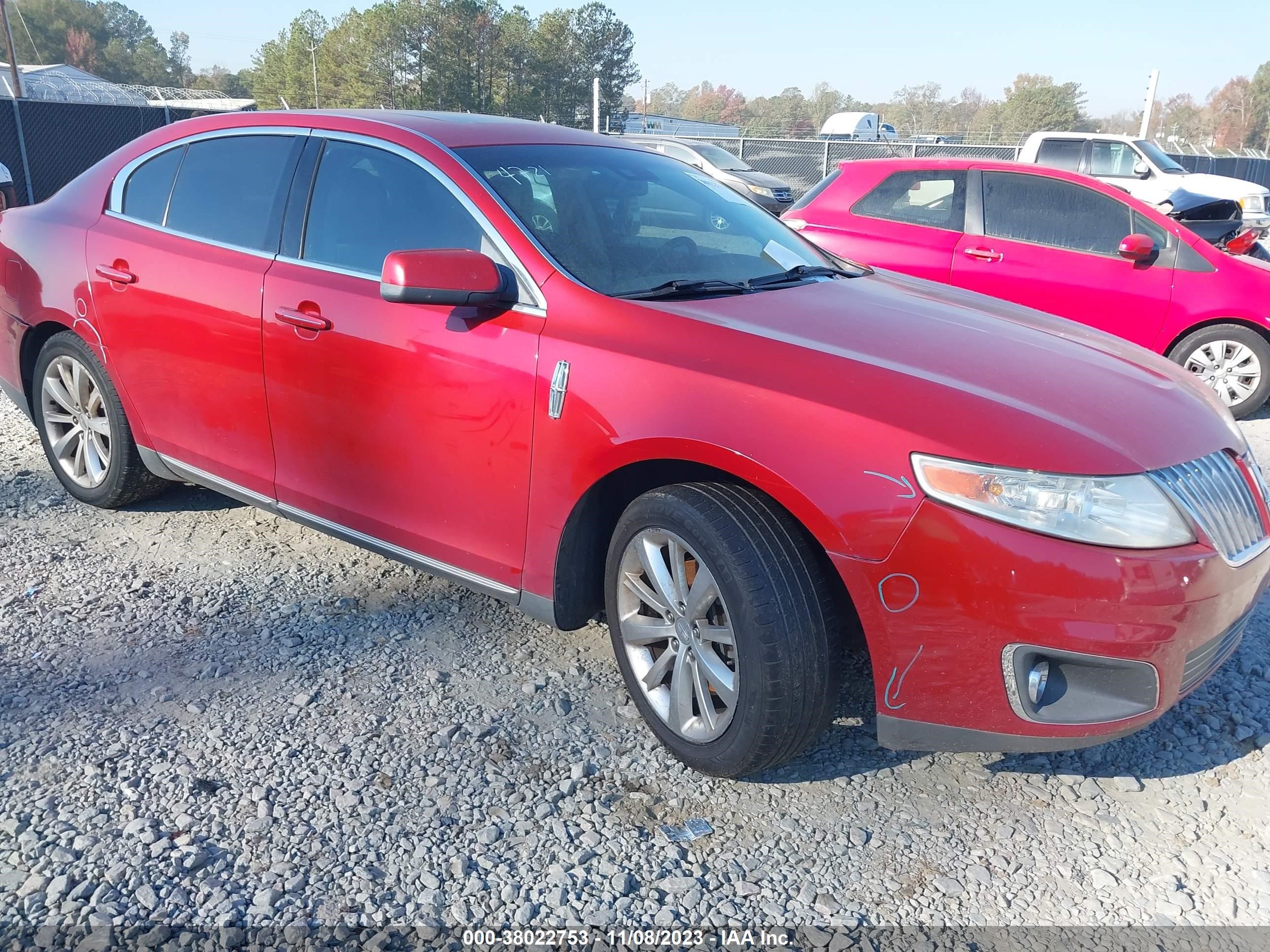 LINCOLN MKS 2009 1lnhm93r09g604721