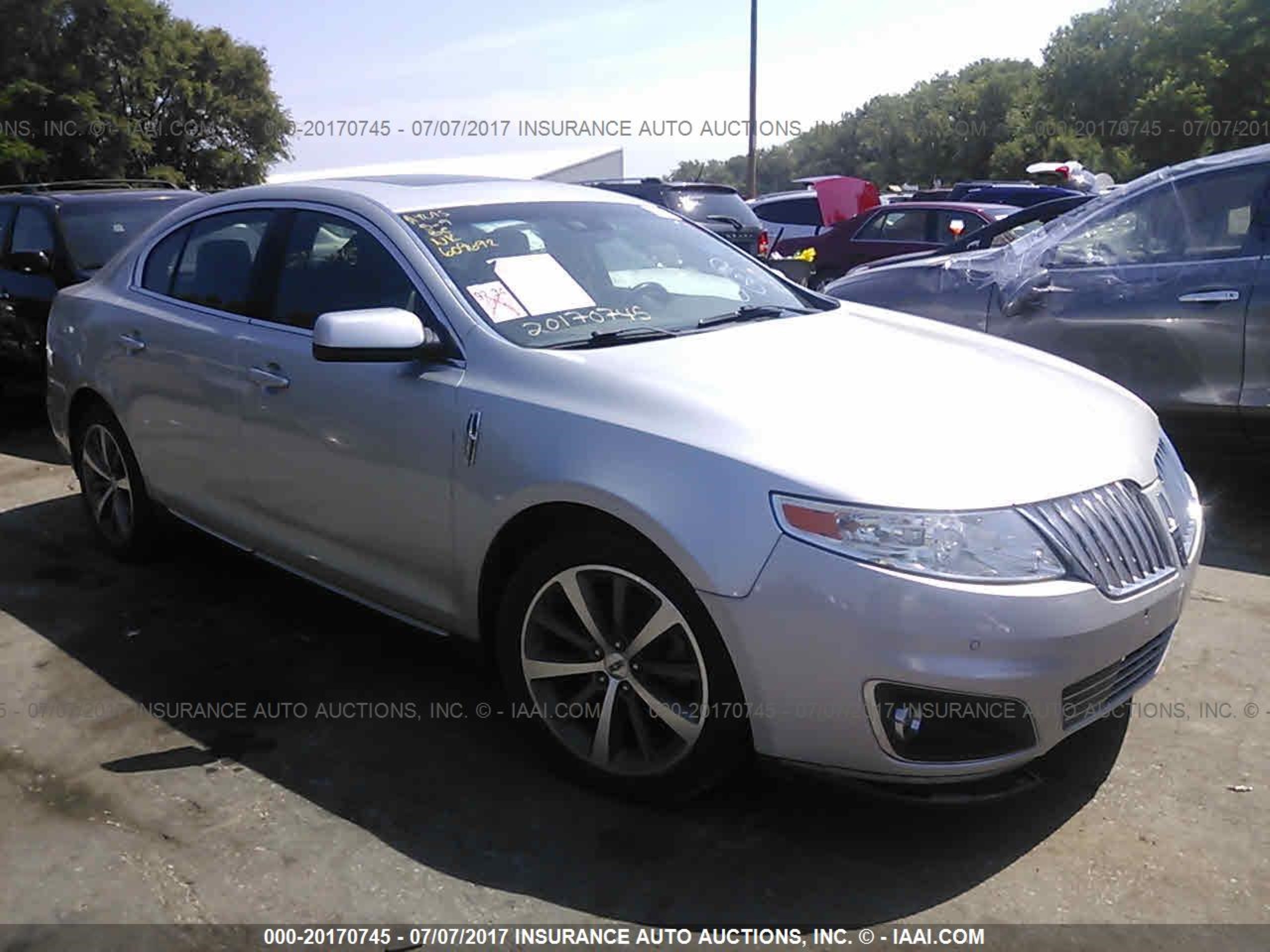 LINCOLN MKS 2009 1lnhm93r09g609692