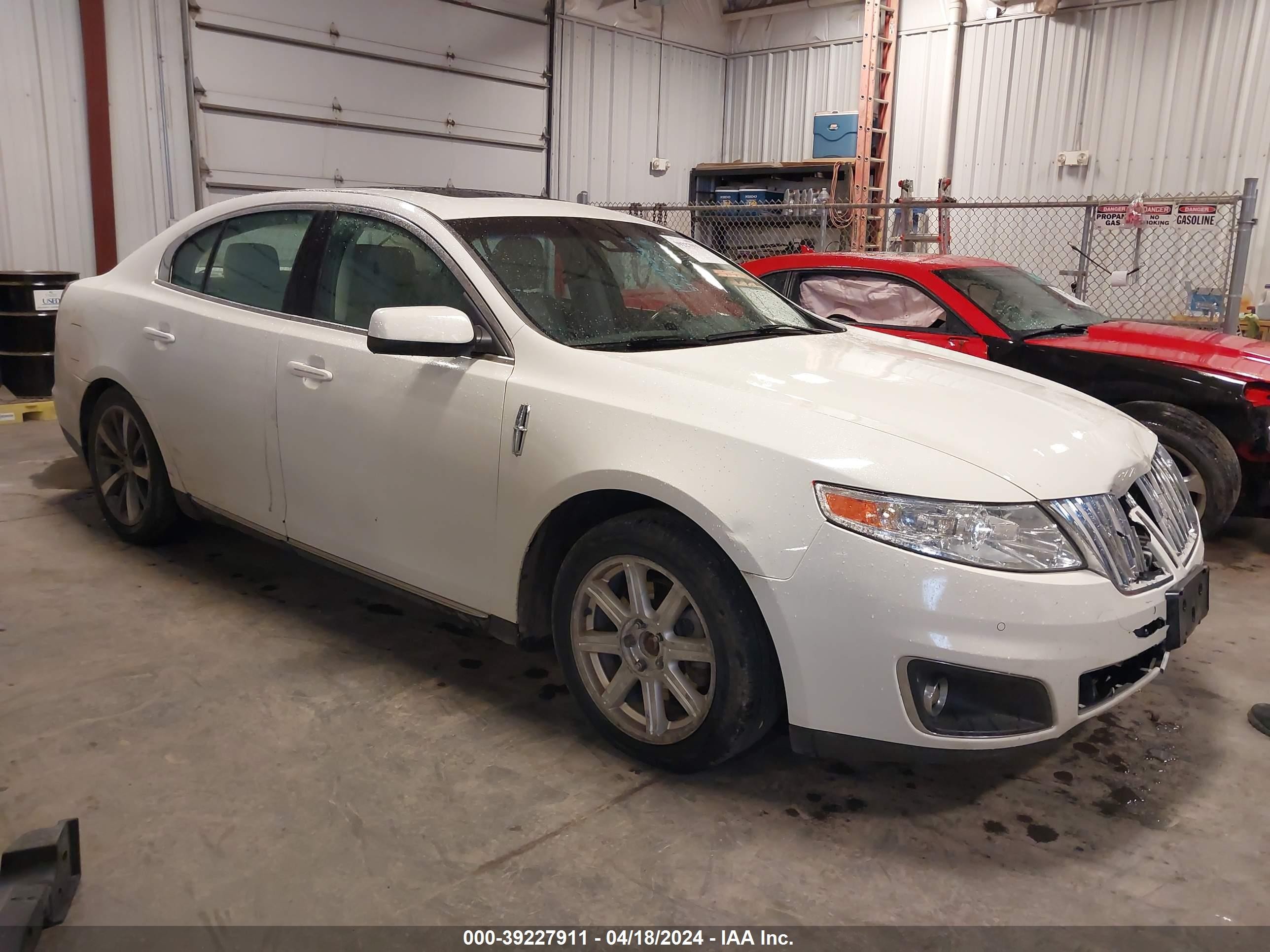 LINCOLN MKS 2009 1lnhm93r19g614125