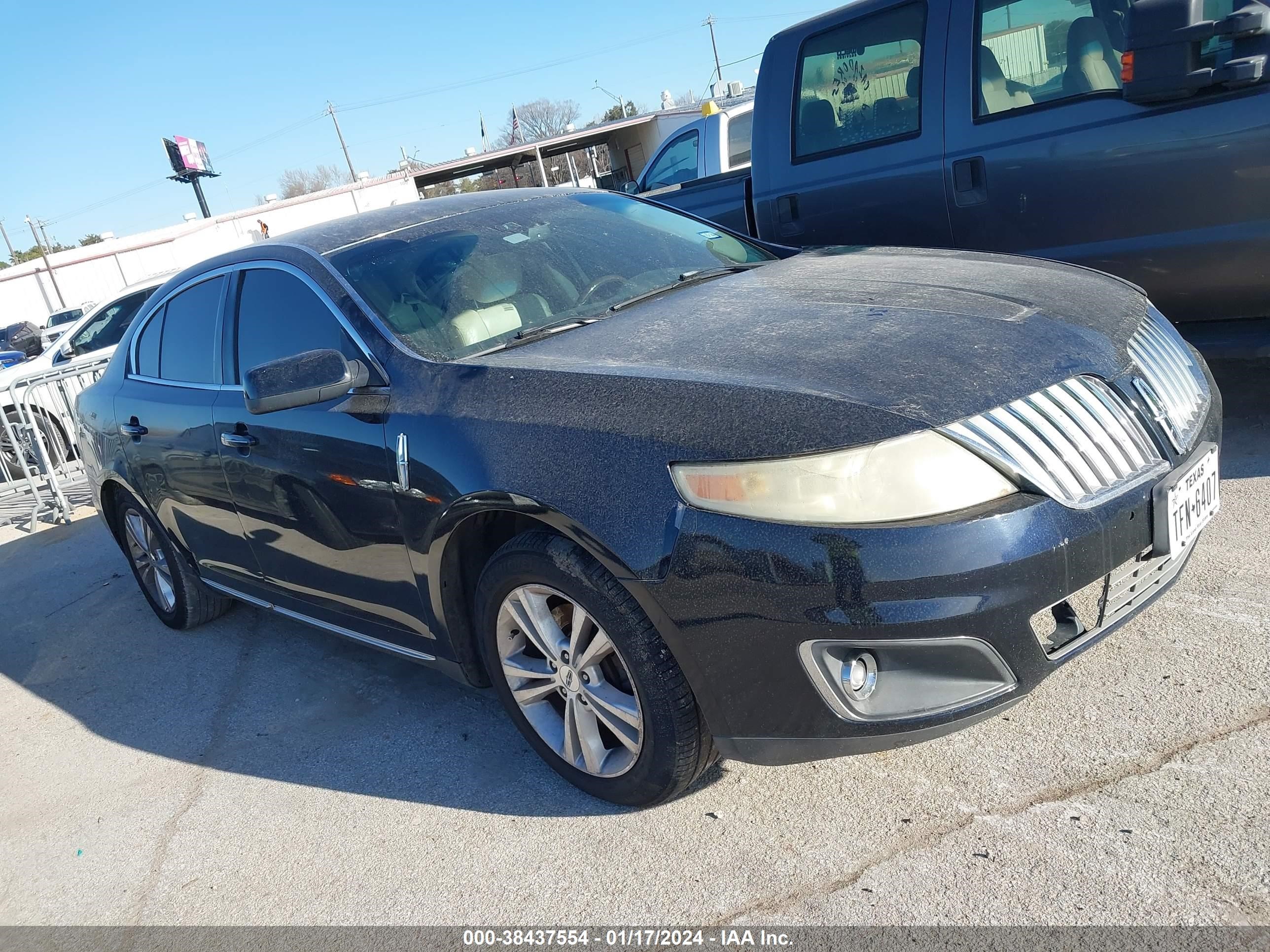 LINCOLN MKS 2009 1lnhm93r29g603912