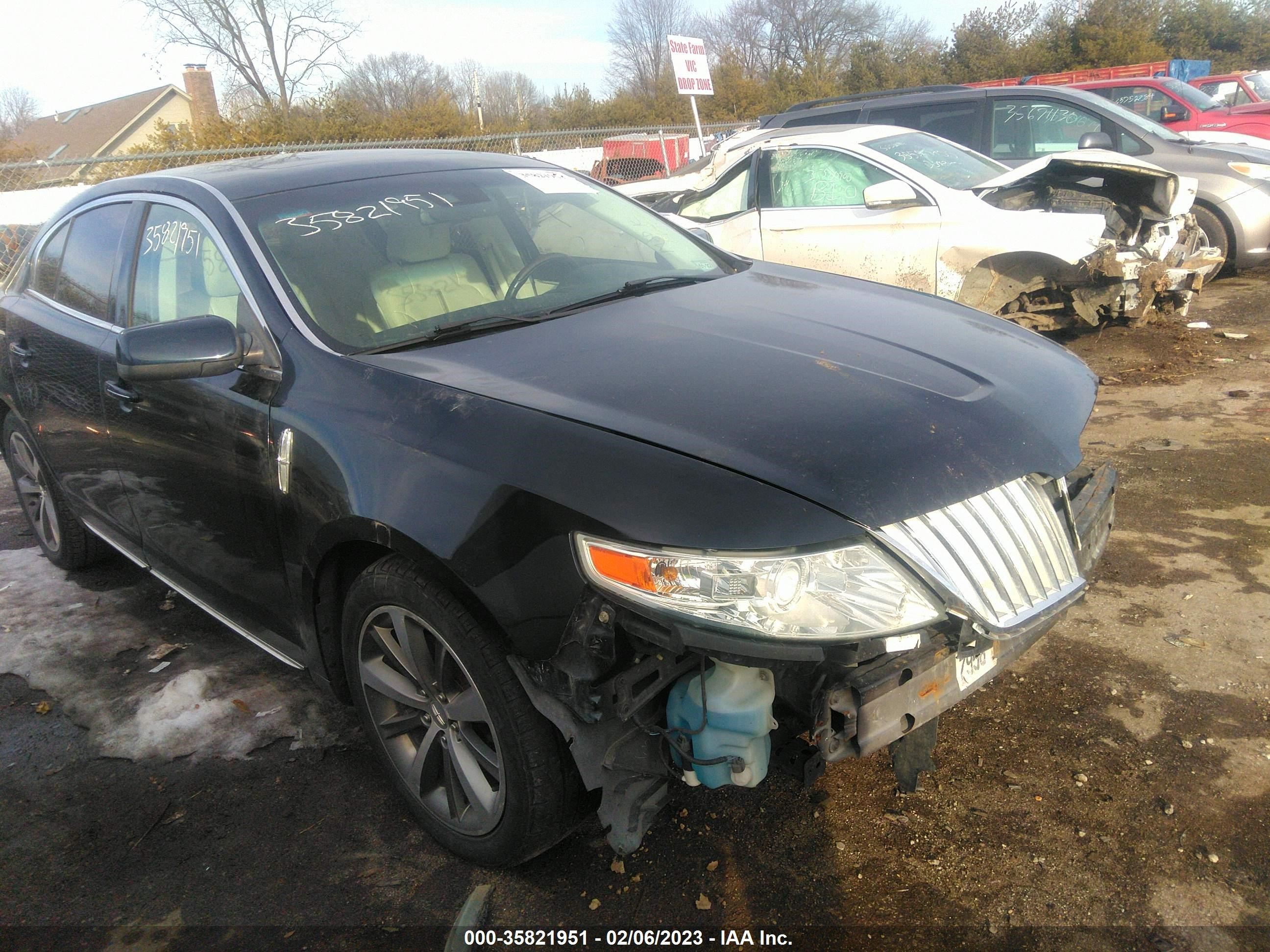 LINCOLN MKS 2009 1lnhm93r29g606499