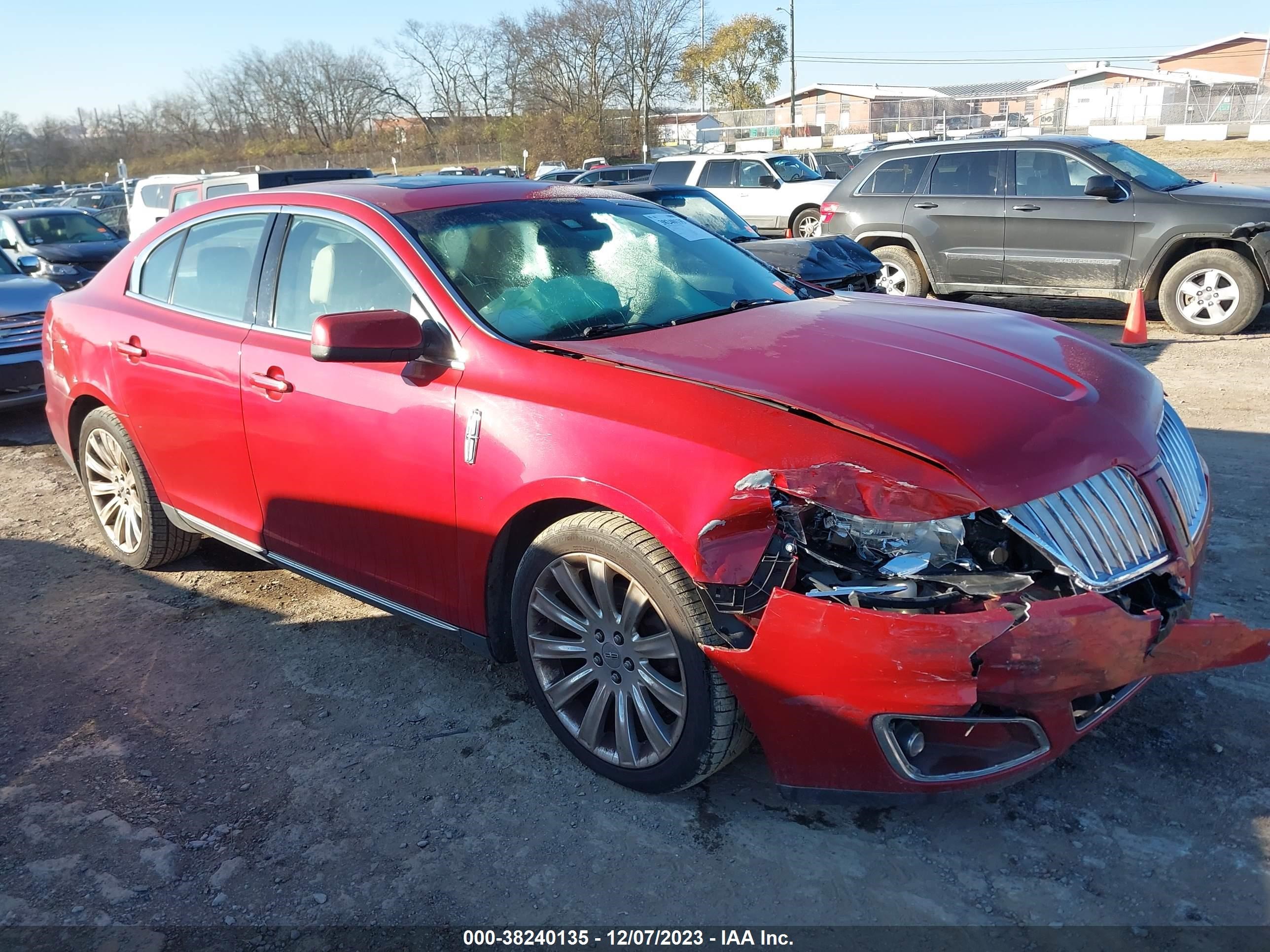 LINCOLN MKS 2009 1lnhm93r29g628521