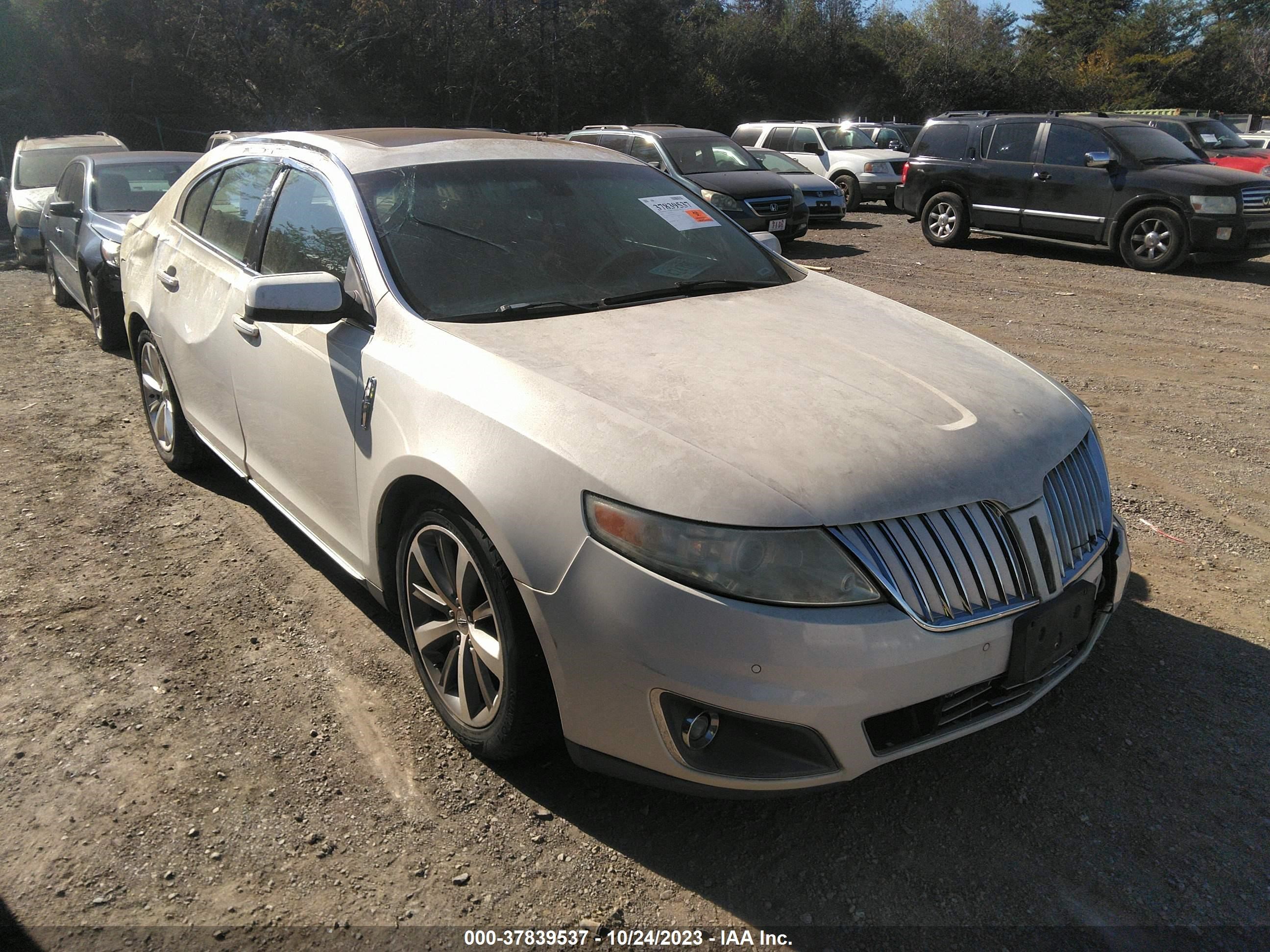 LINCOLN MKS 2009 1lnhm93r39g607905