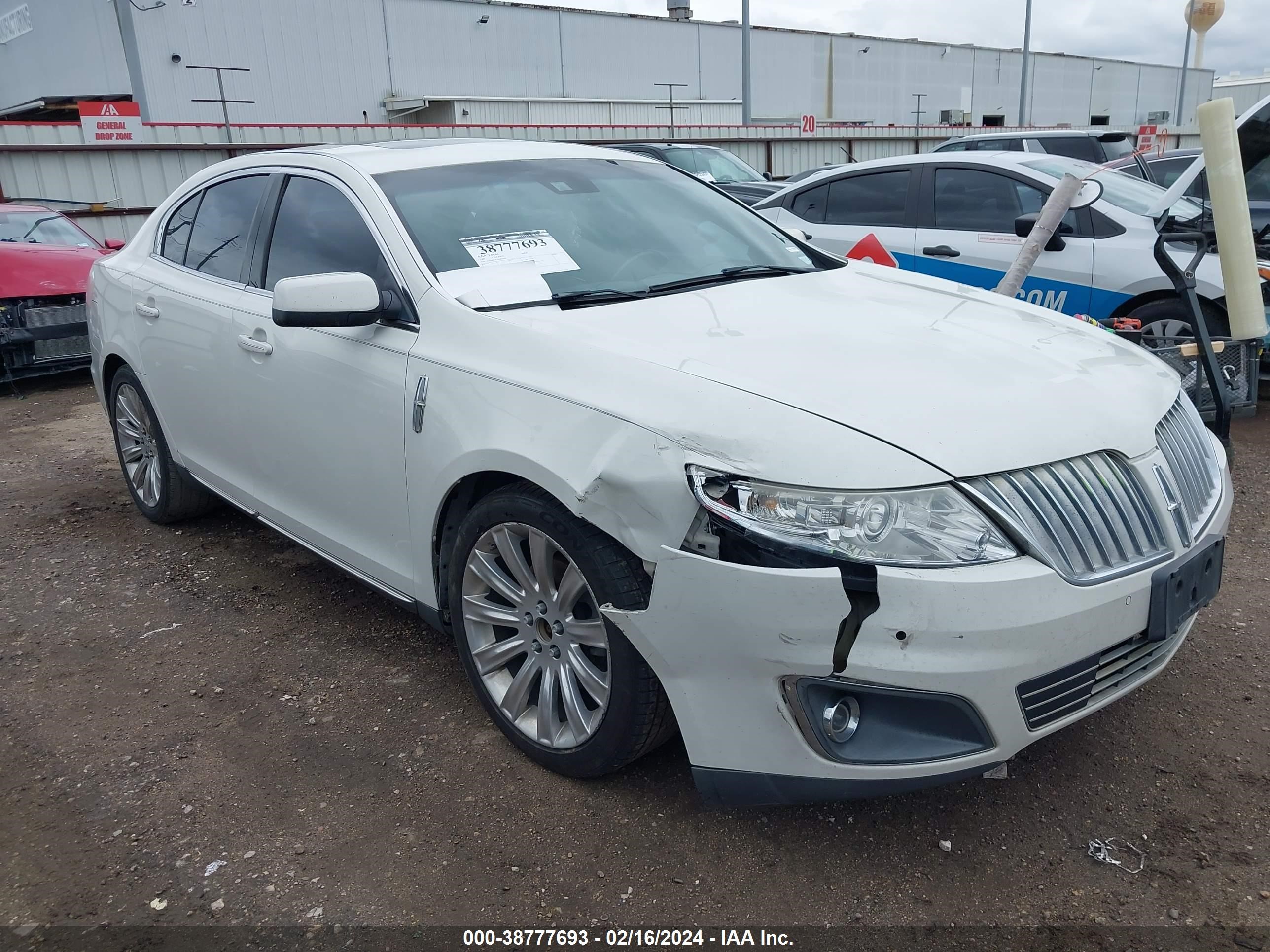 LINCOLN MKS 2009 1lnhm93r39g635428