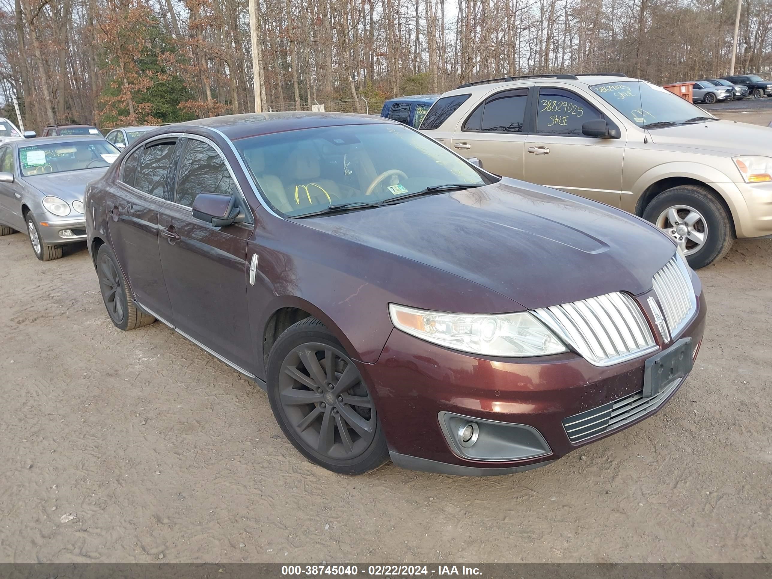 LINCOLN MKS 2009 1lnhm93r59g602916