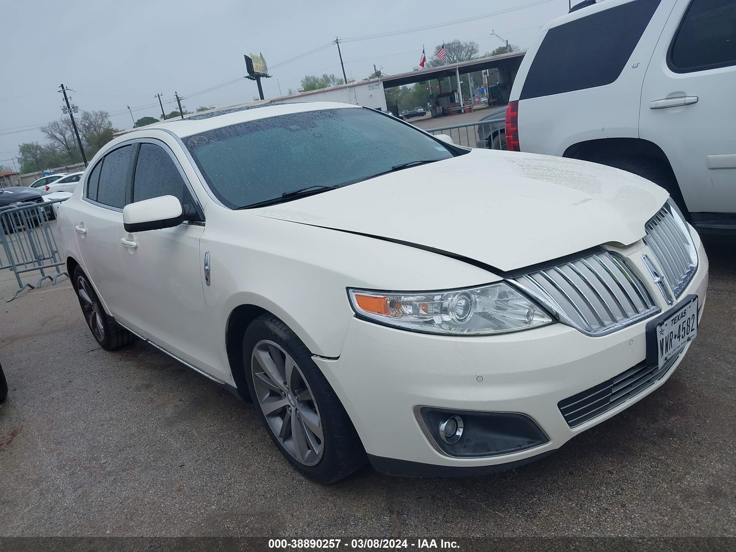 LINCOLN MKS 2009 1lnhm93r59g605301