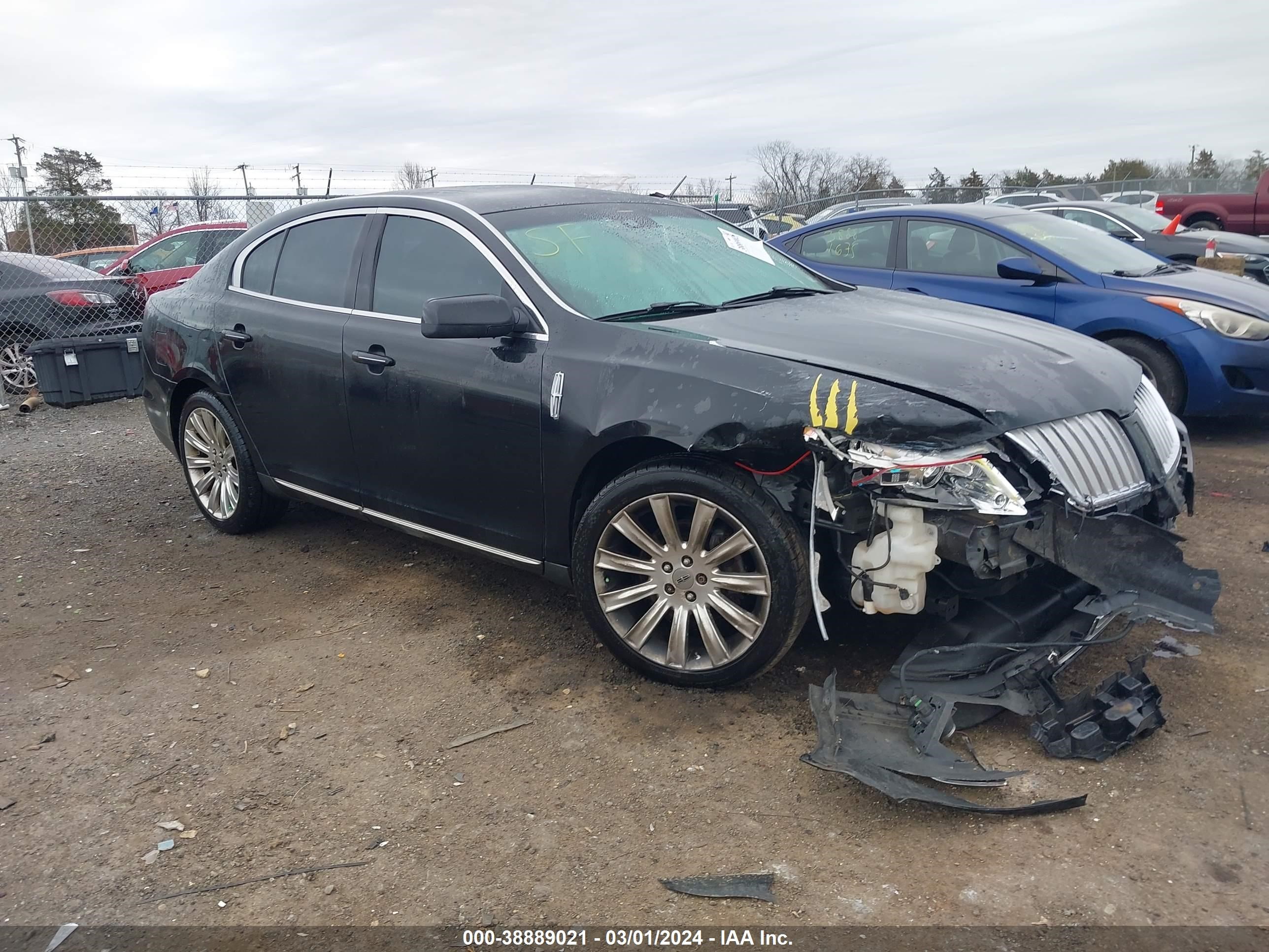 LINCOLN MKS 2009 1lnhm93r59g618596