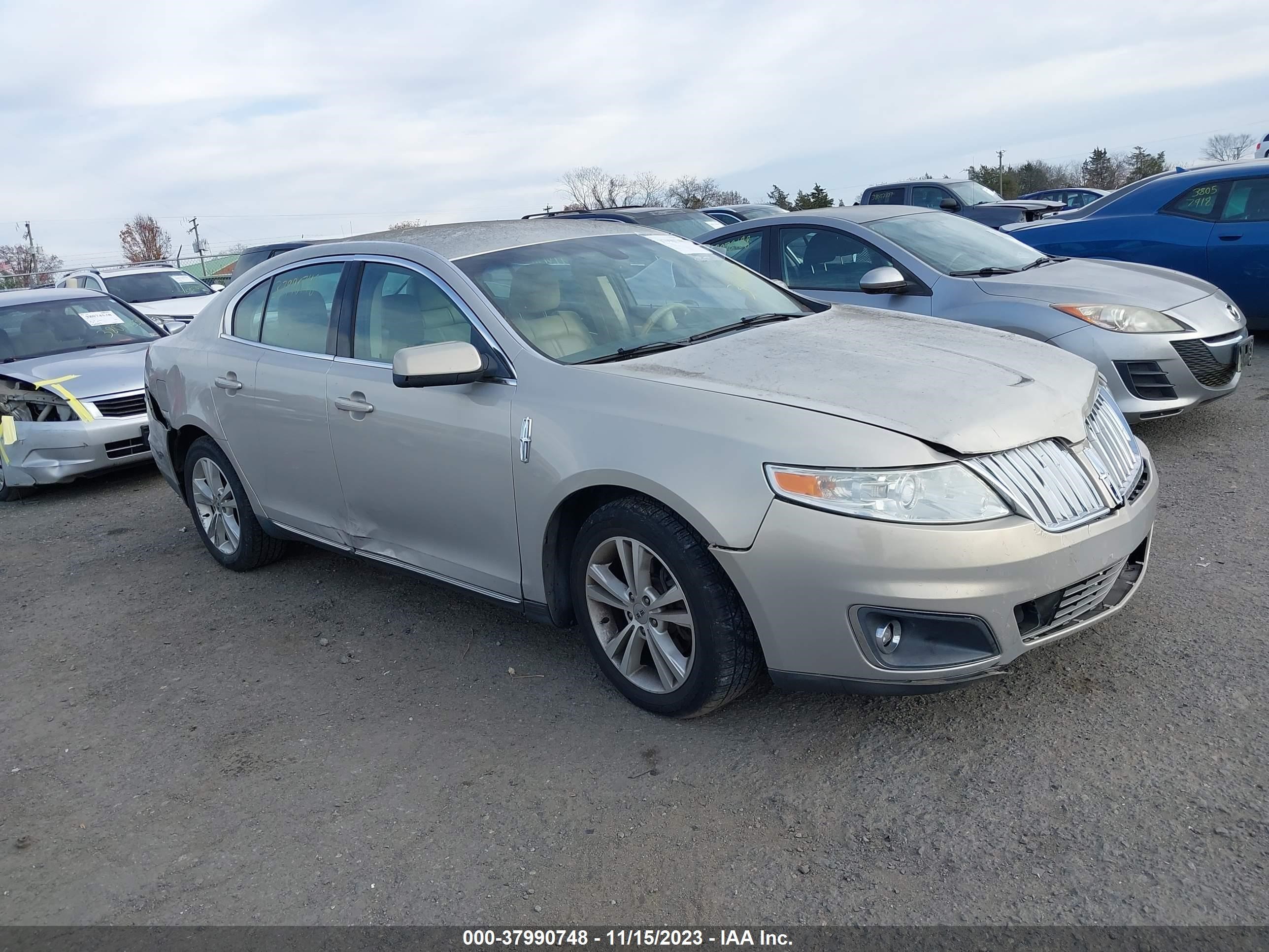 LINCOLN MKS 2009 1lnhm93r59g623040