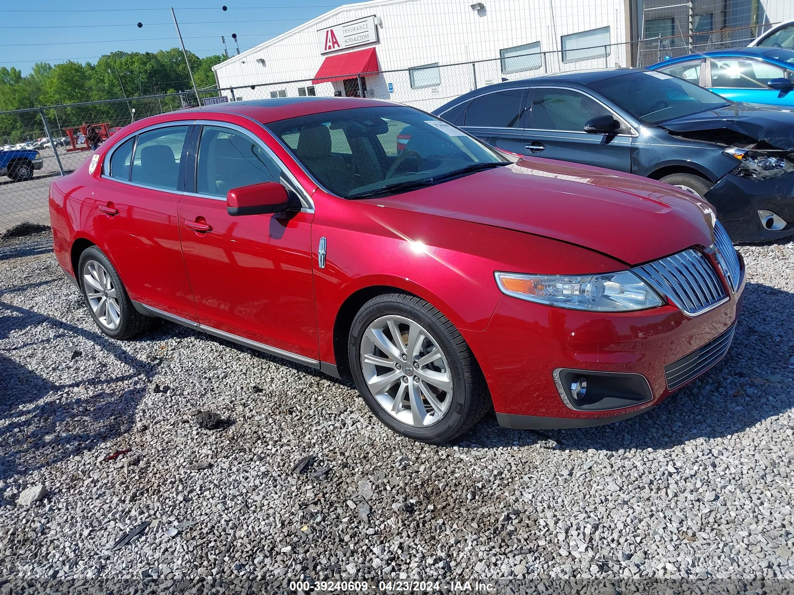 LINCOLN MKS 2009 1lnhm93r69g612340