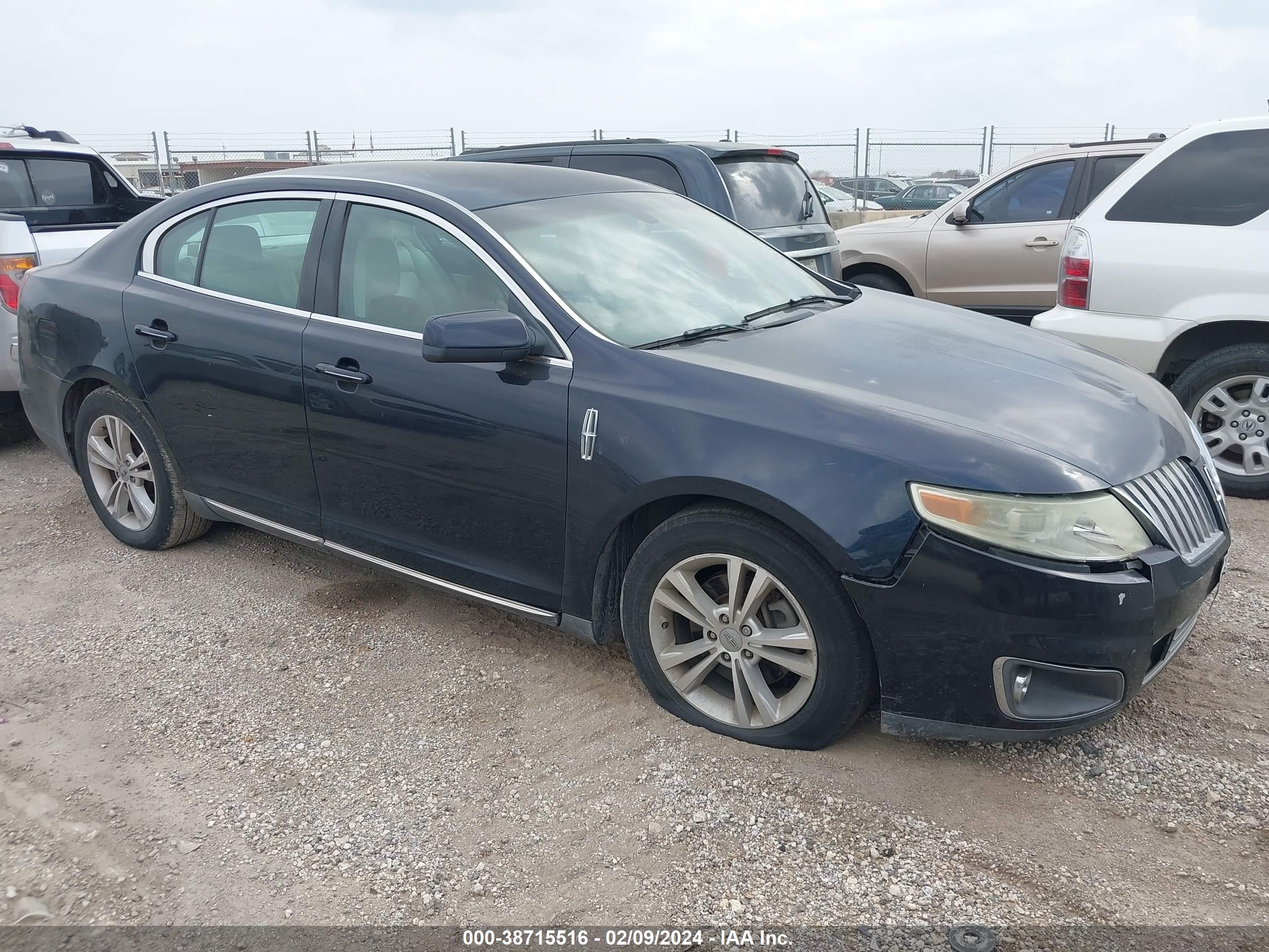 LINCOLN MKS 2009 1lnhm93r89g601985