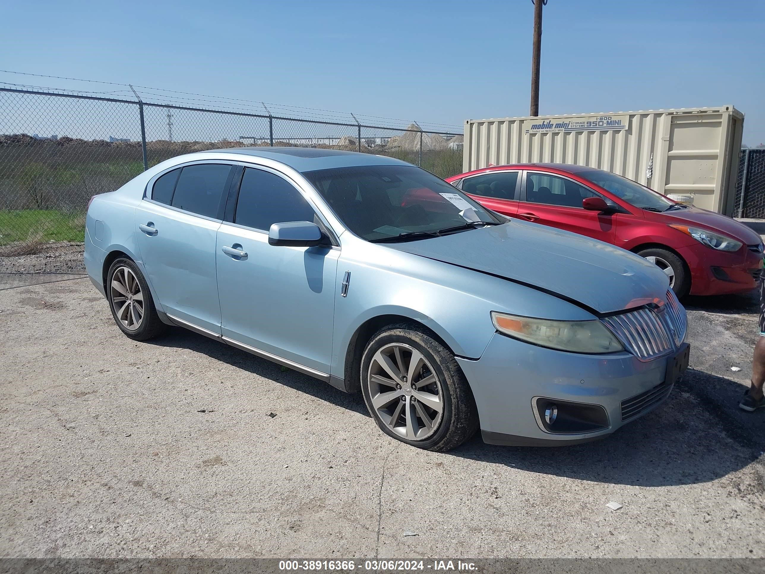 LINCOLN MKS 2009 1lnhm93r89g610959