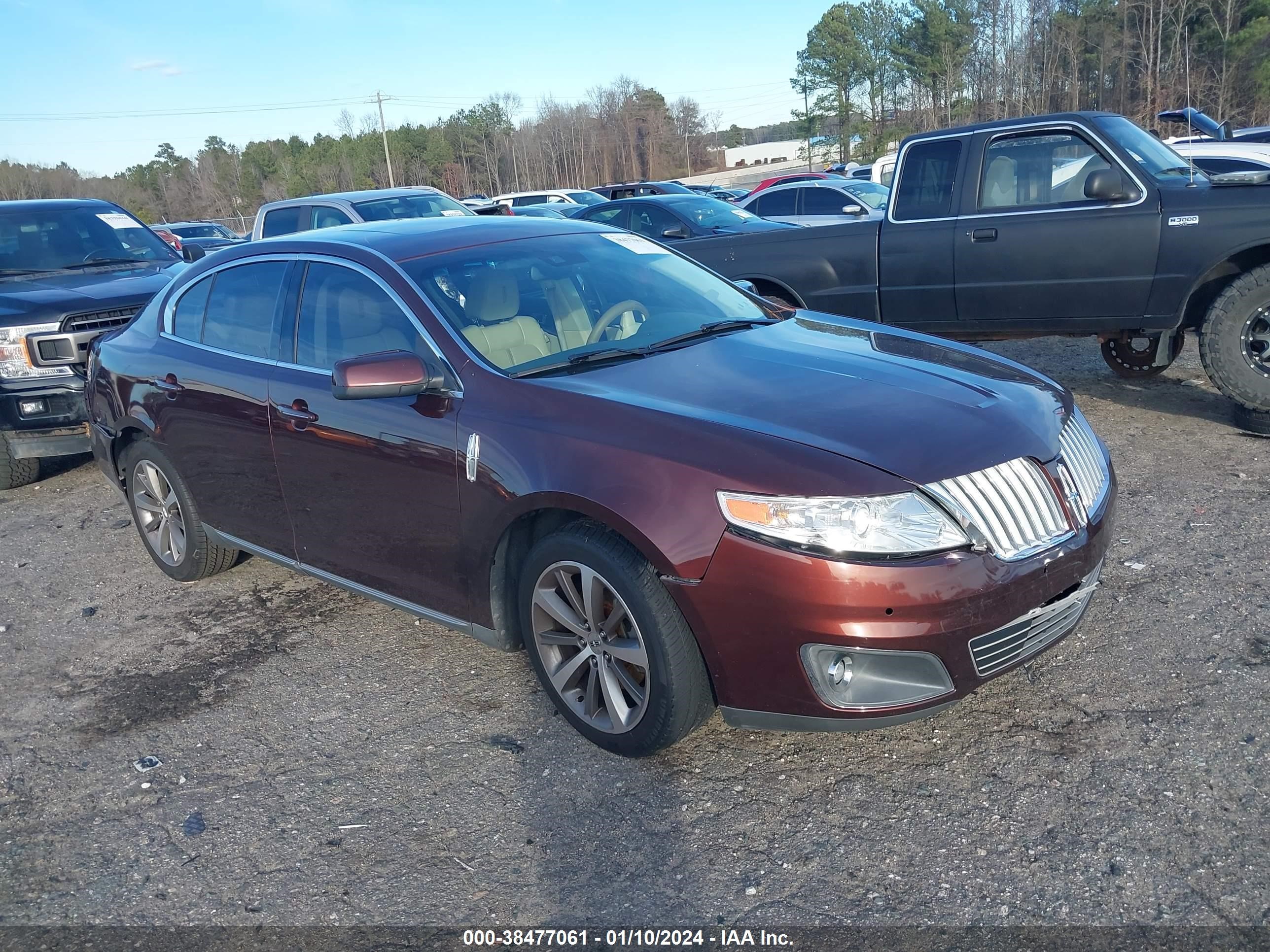 LINCOLN MKS 2009 1lnhm93r89g613201