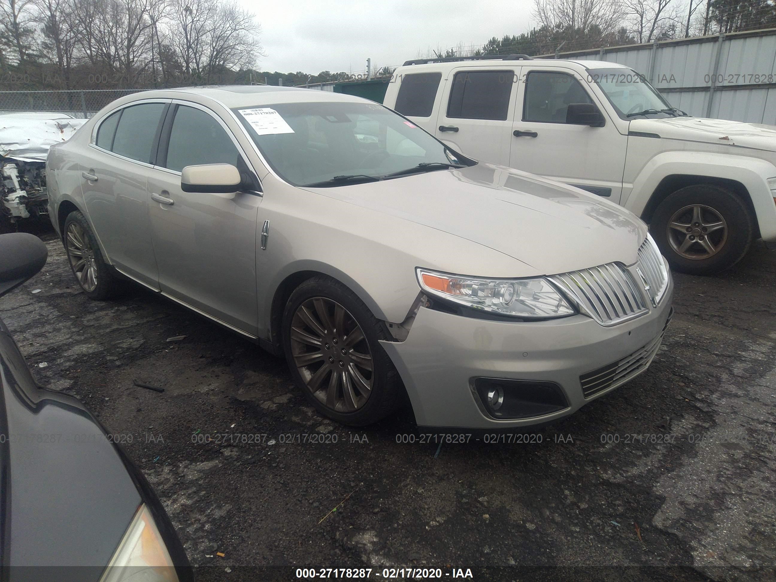 LINCOLN MKS 2009 1lnhm93r89g634016