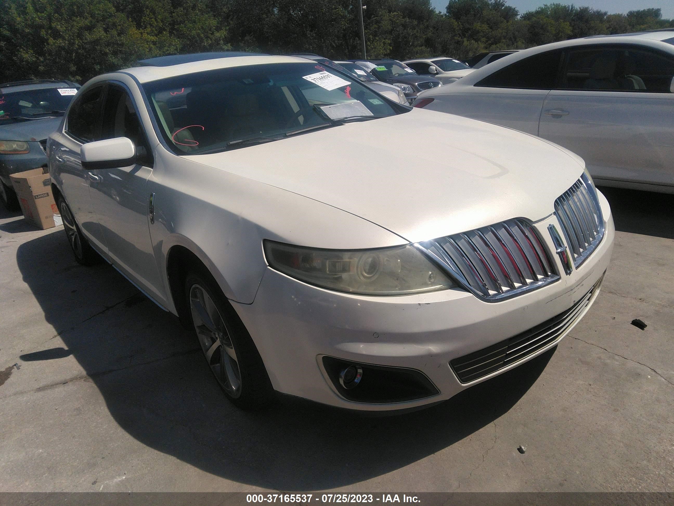 LINCOLN MKS 2009 1lnhm93rx9g602068