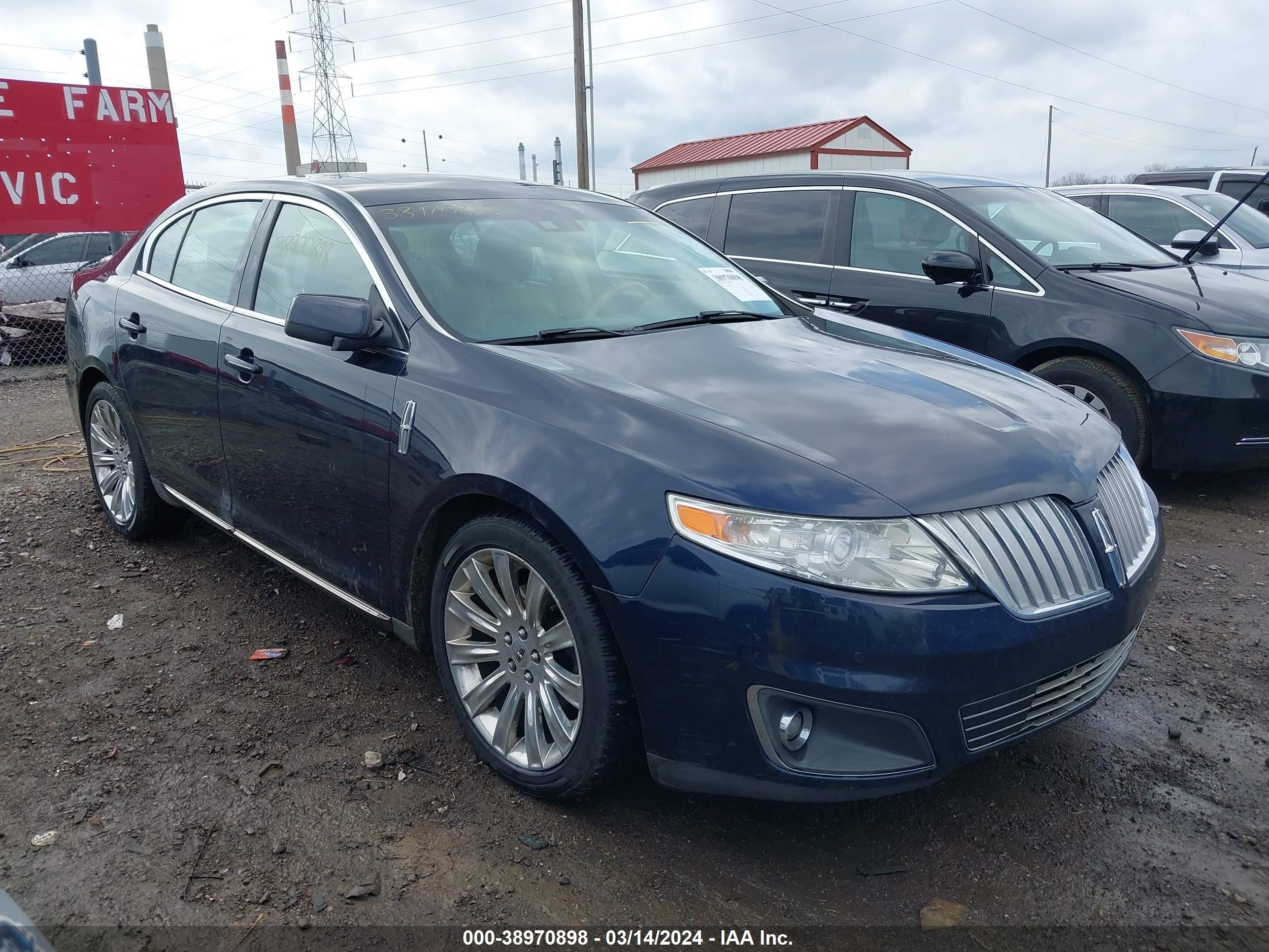 LINCOLN MKS 2009 1lnhm93rx9g609683