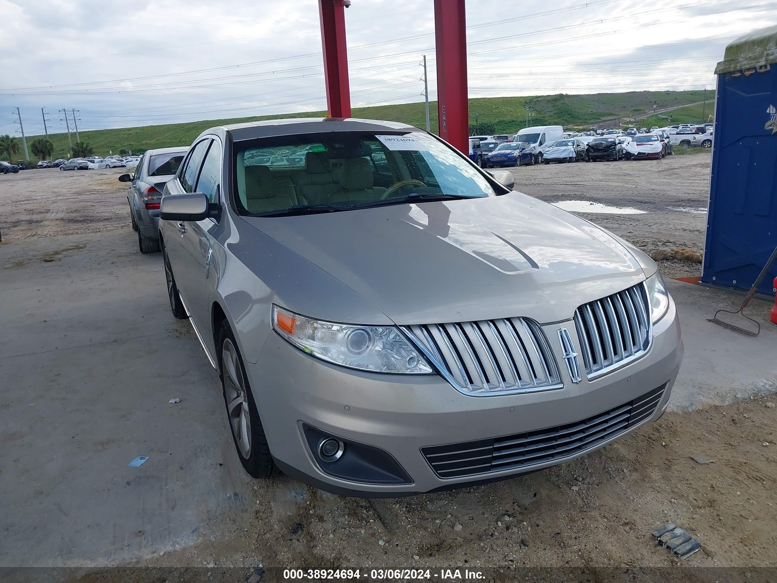 LINCOLN MKS 2009 1lnhm93rx9g616410