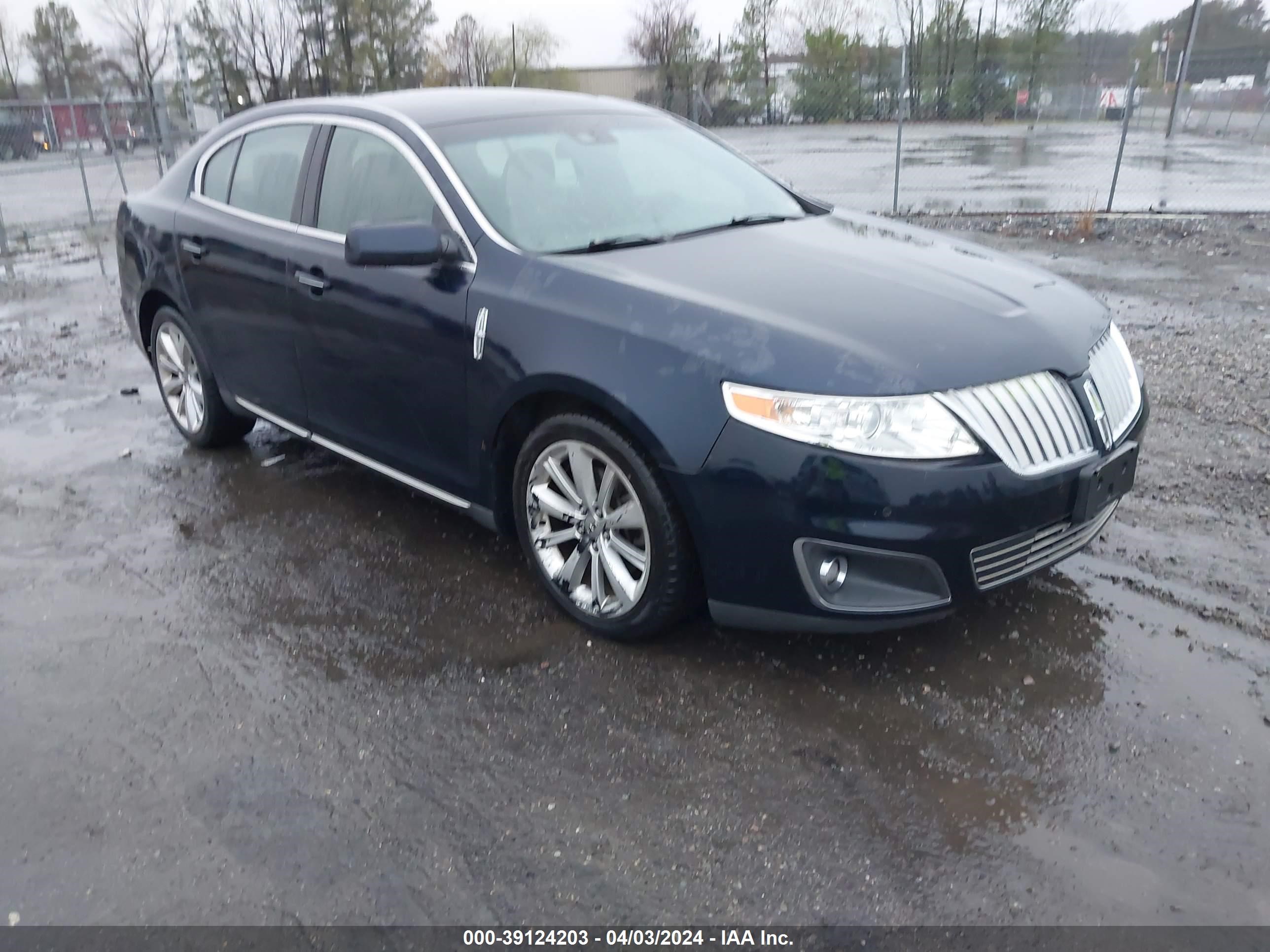 LINCOLN MKS 2009 1lnhm93rx9g625673