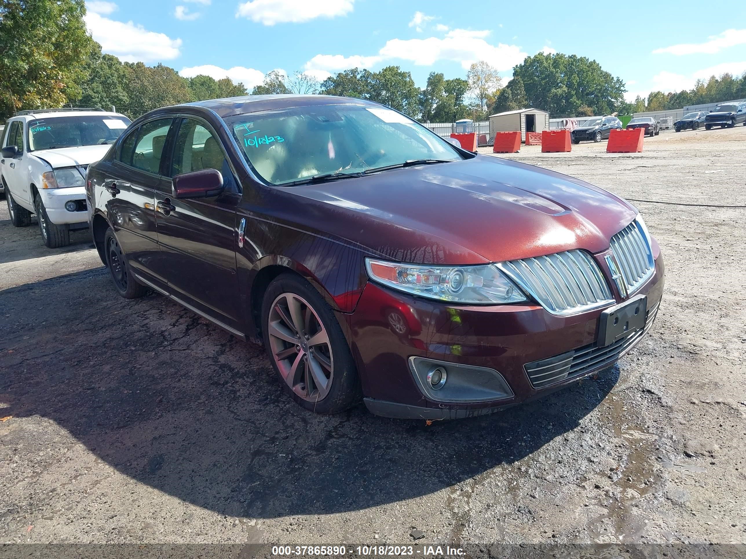 LINCOLN MKS 2009 1lnhm94r09g607293