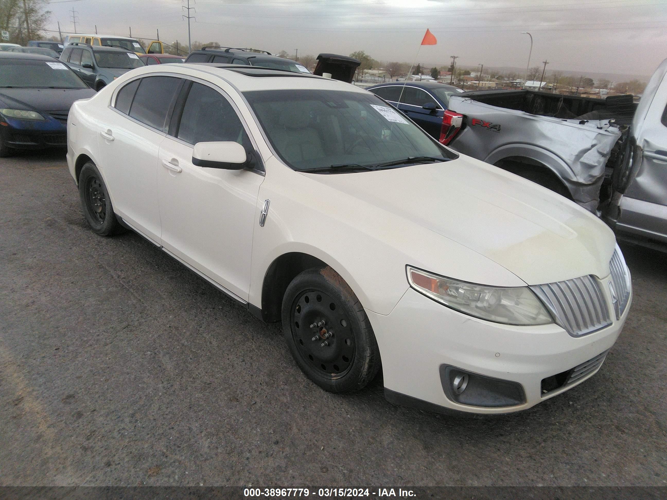 LINCOLN MKS 2009 1lnhm94r49g604395