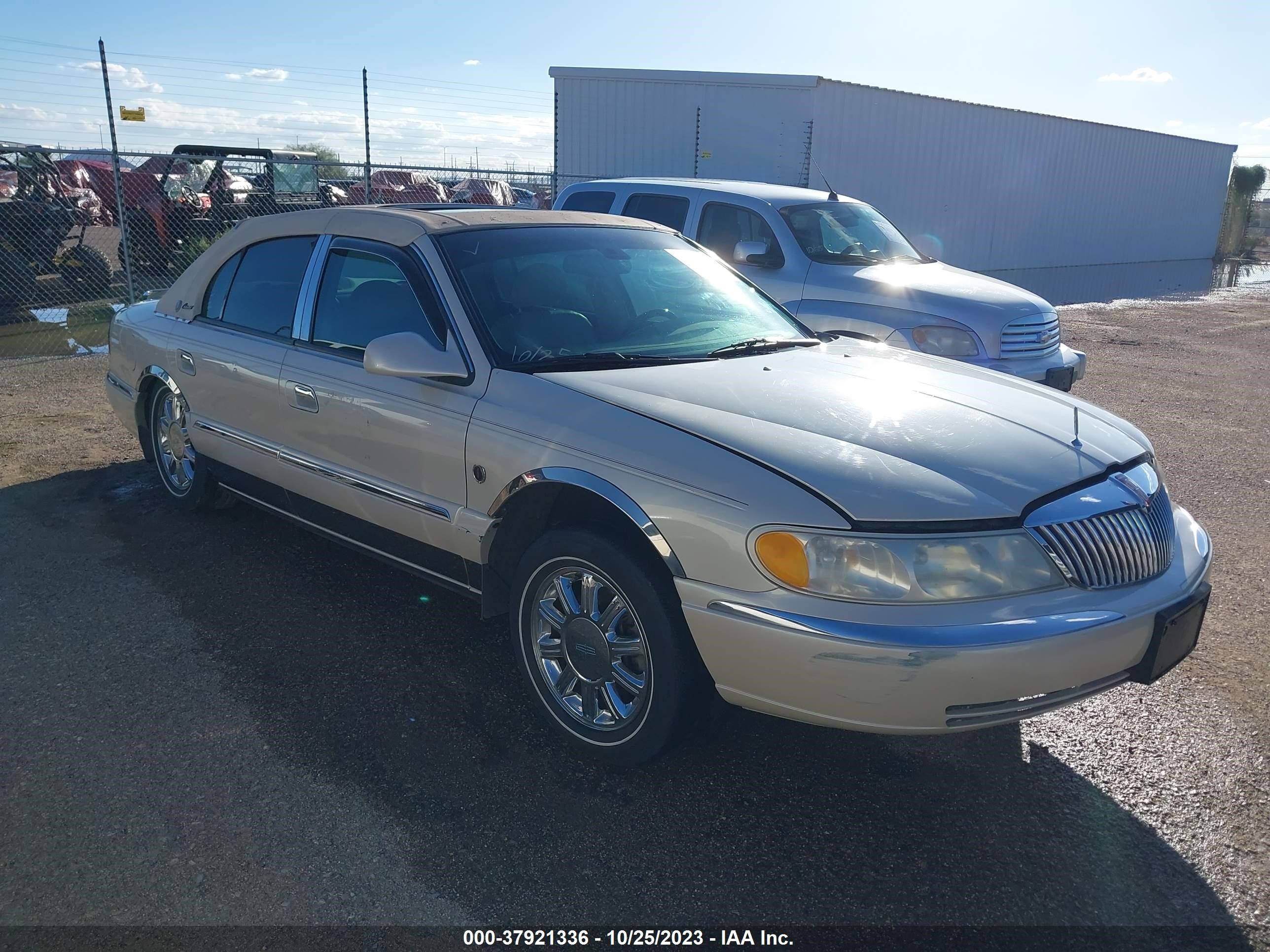 LINCOLN CONTINENTAL 2002 1lnhm97v22y606526