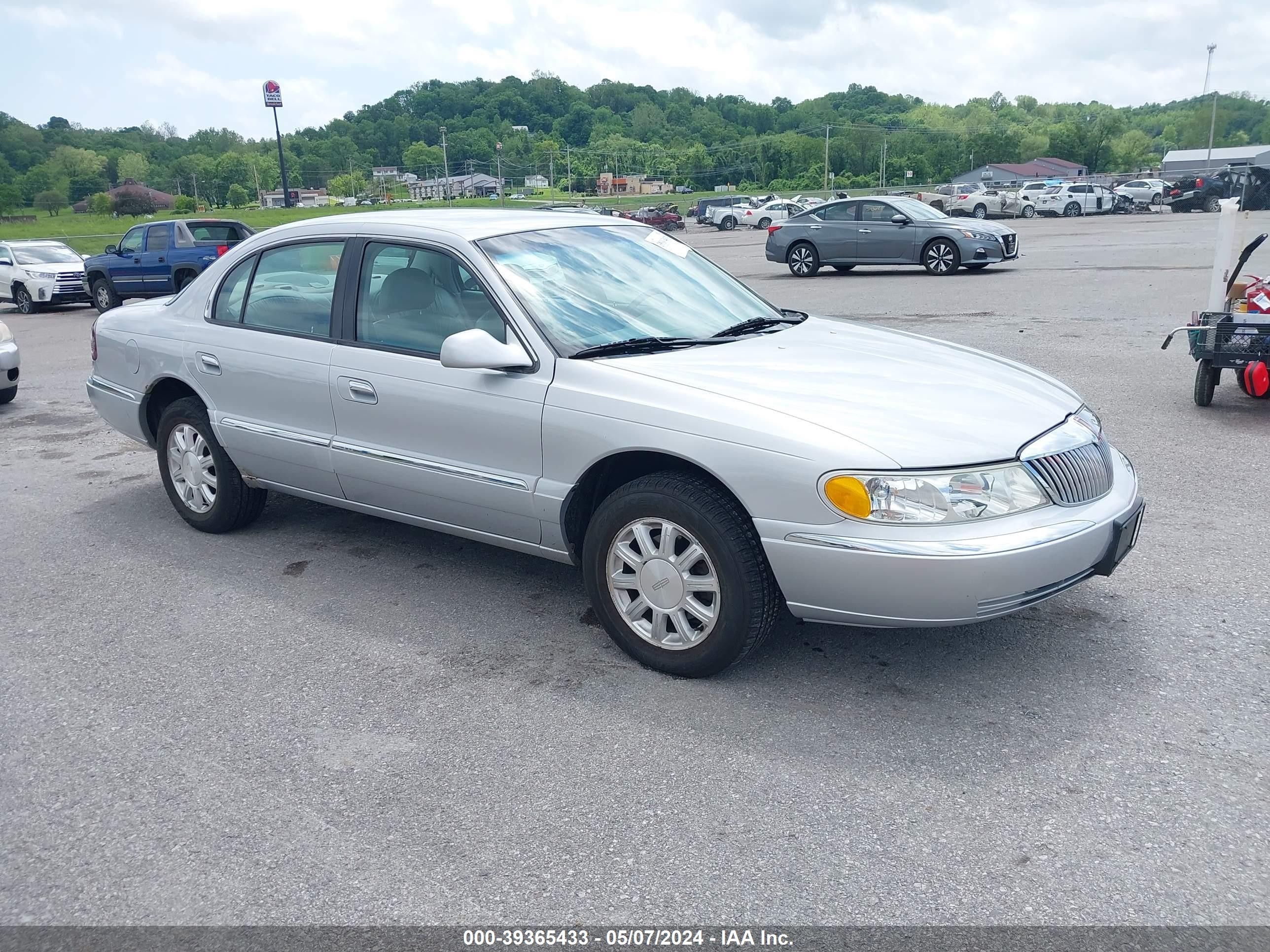 LINCOLN CONTINENTAL 2001 1lnhm97v91y713930