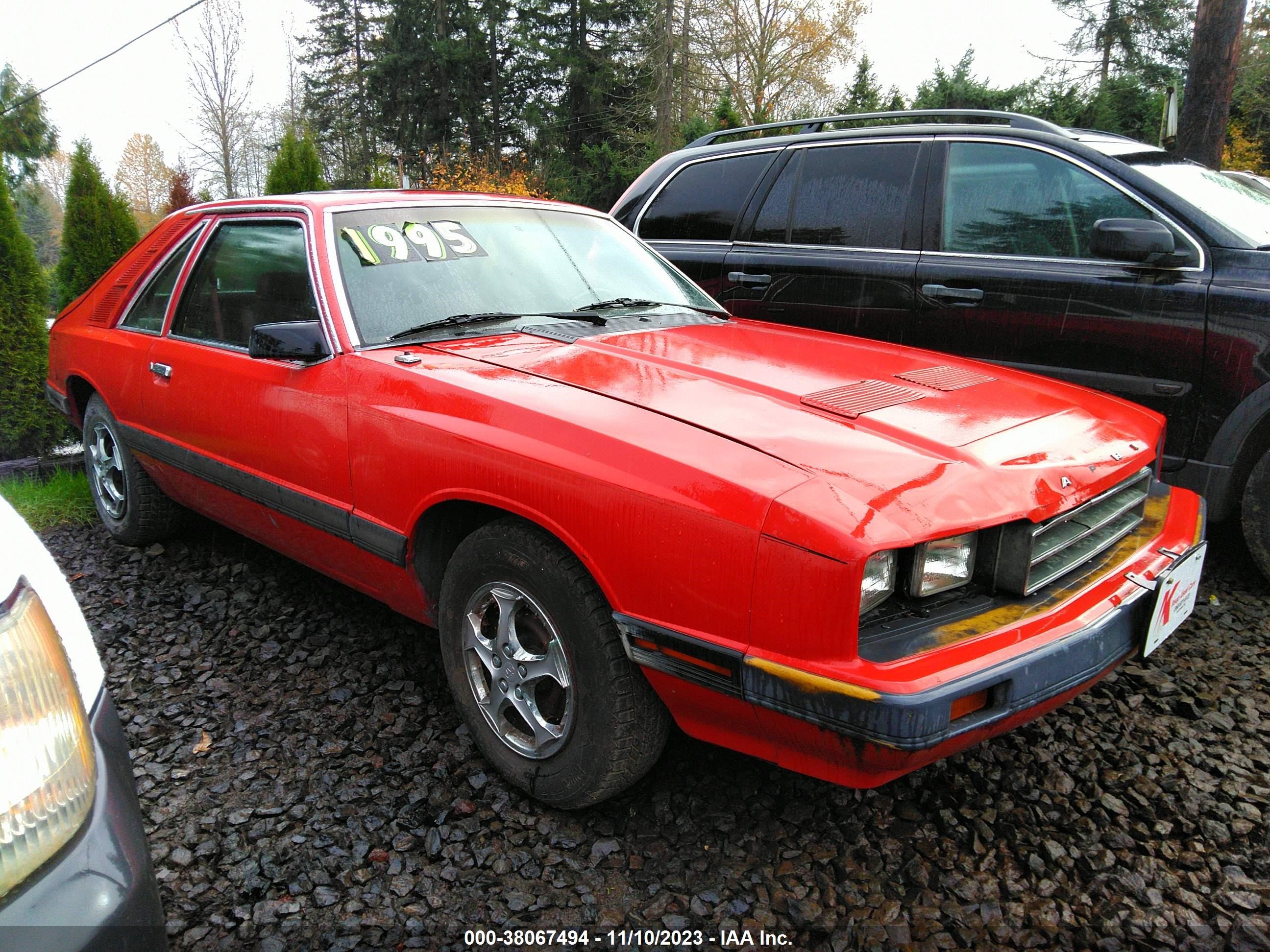 MERCURY CAPRI 1985 1mebp79axff608153