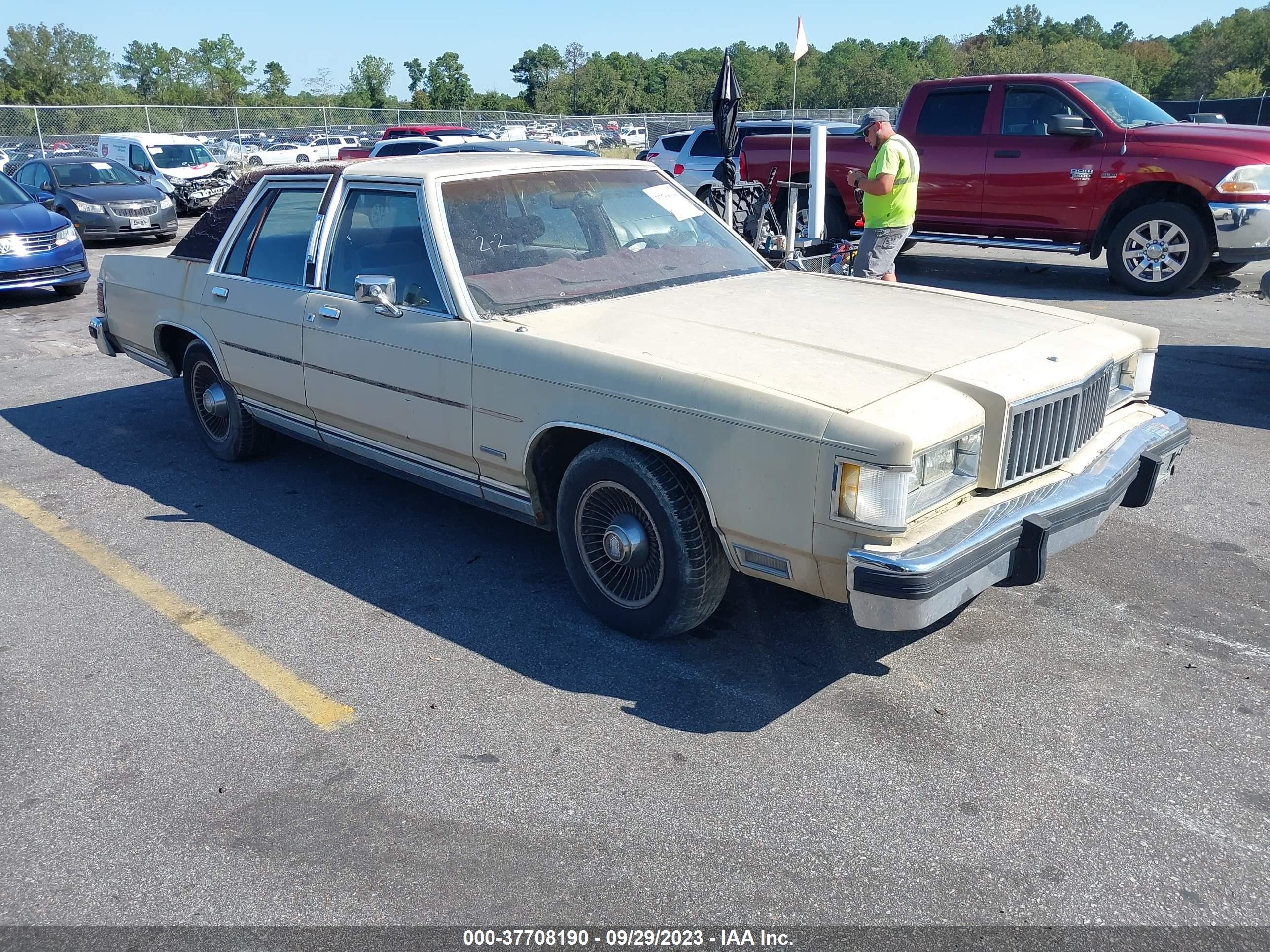 MERCURY GRAND MARQUIS 1984 1mebp95fxez649974