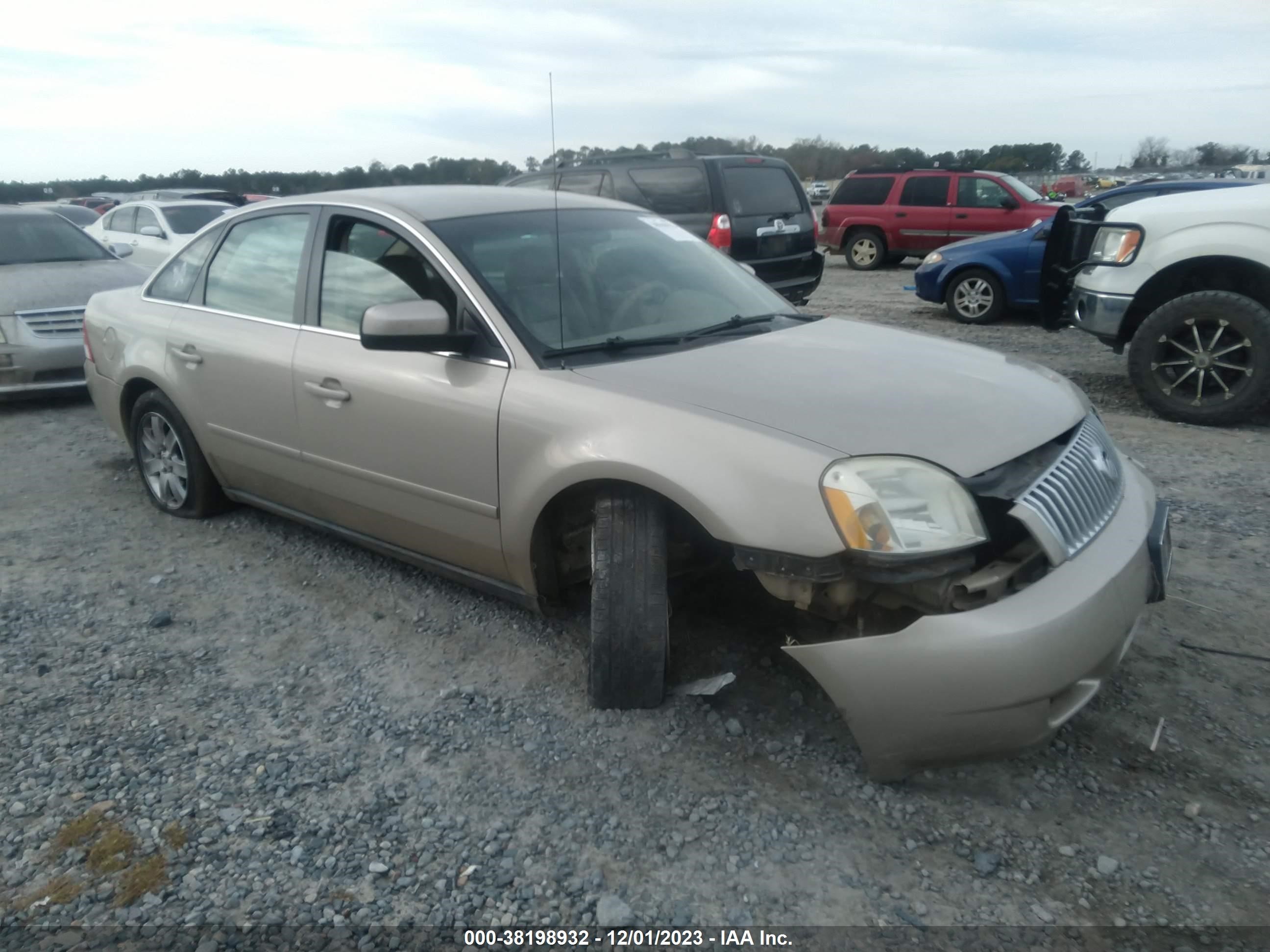 MERCURY MONTEGO 2005 1mefm40105g627437