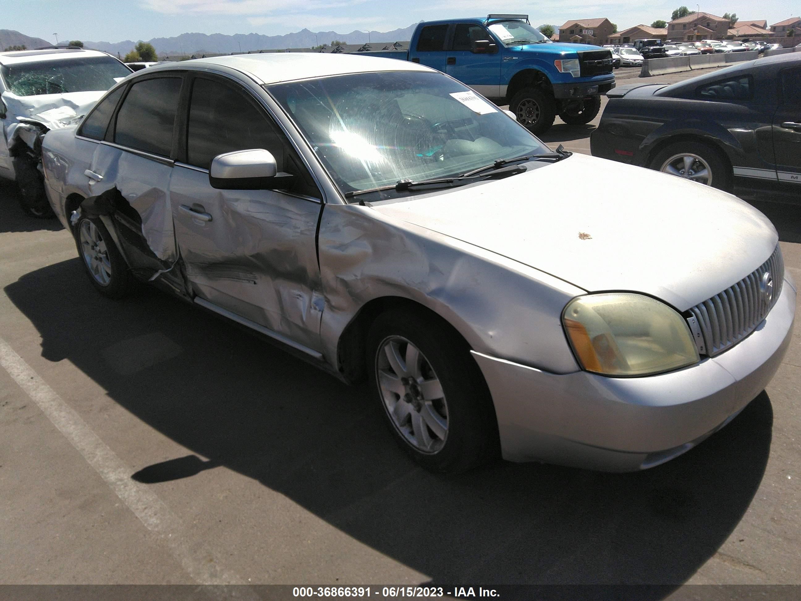 MERCURY MONTEGO 2007 1mefm40127g602106