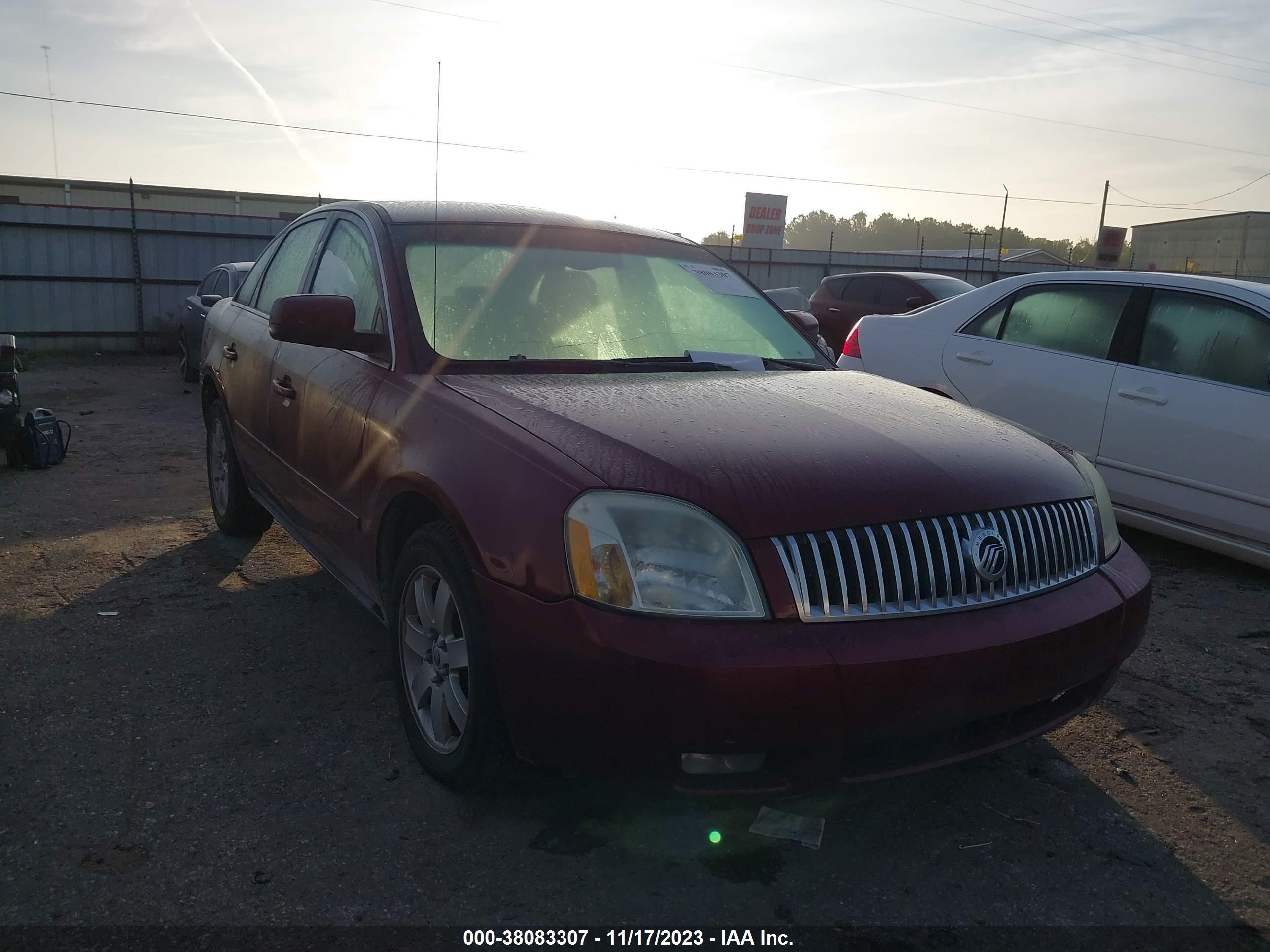 MERCURY MONTEGO 2005 1mefm40195g604058