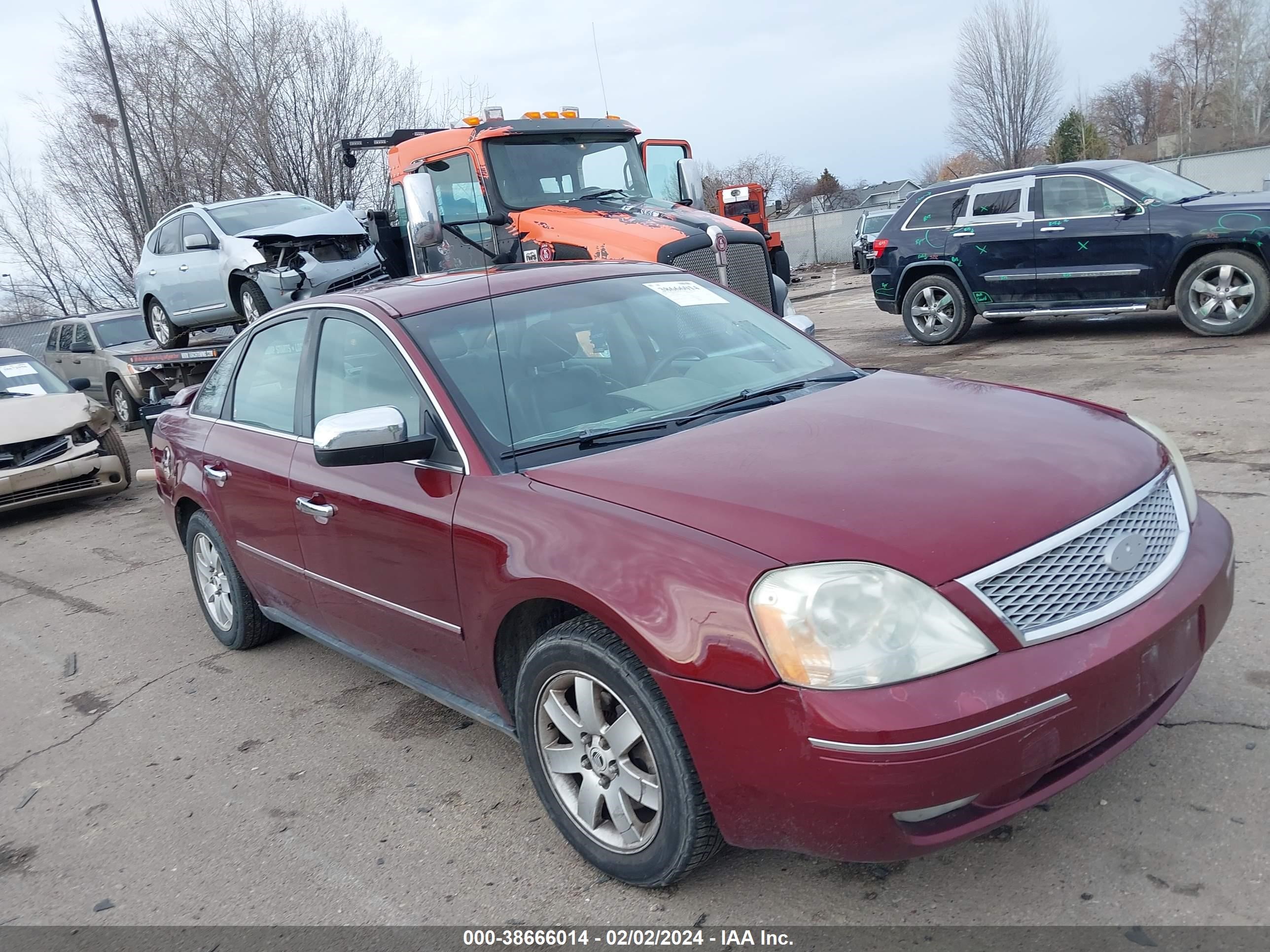 MERCURY MONTEGO 2005 1mefm41185g625479