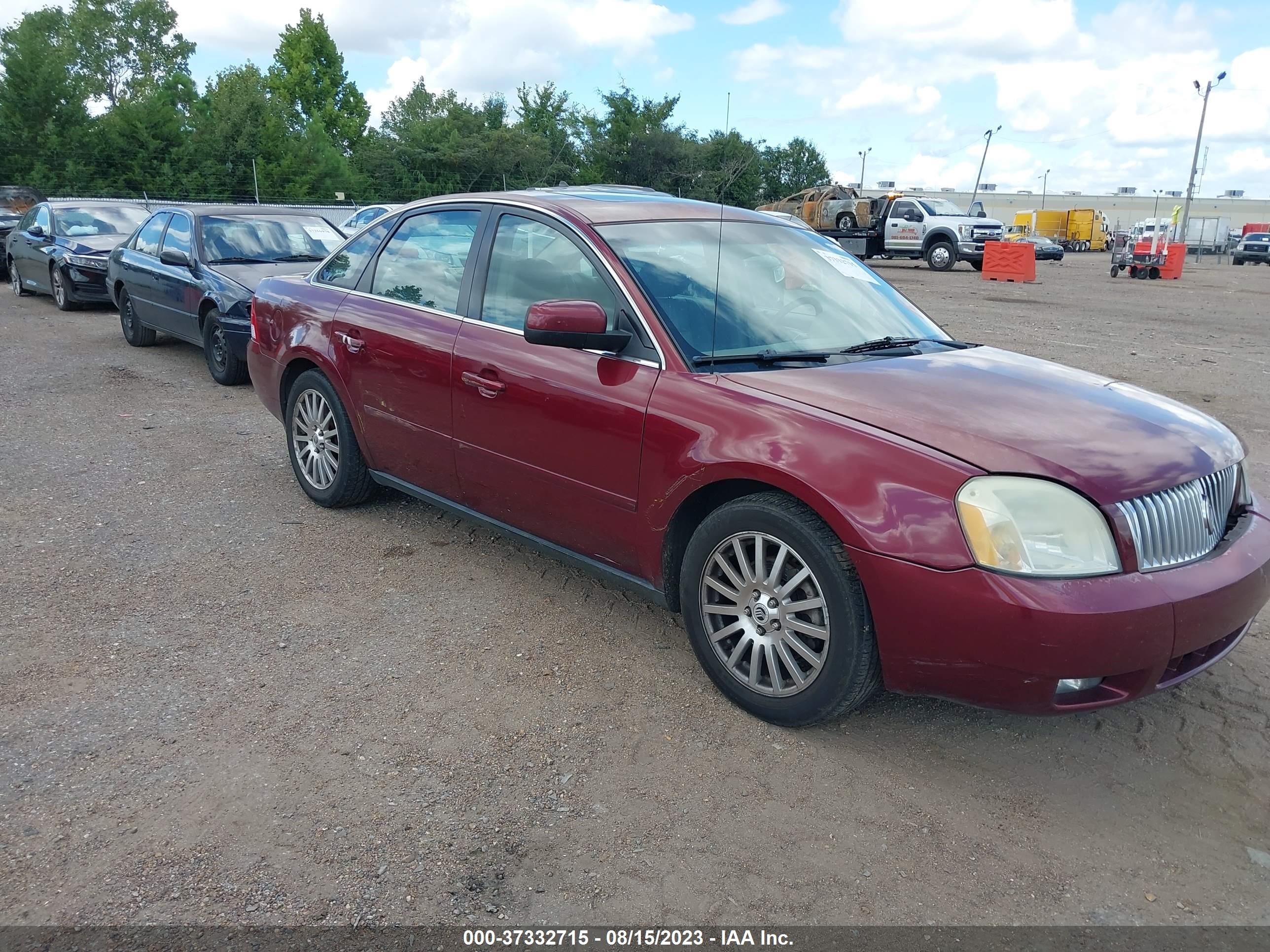 MERCURY MONTEGO 2005 1mefm421x5g624168