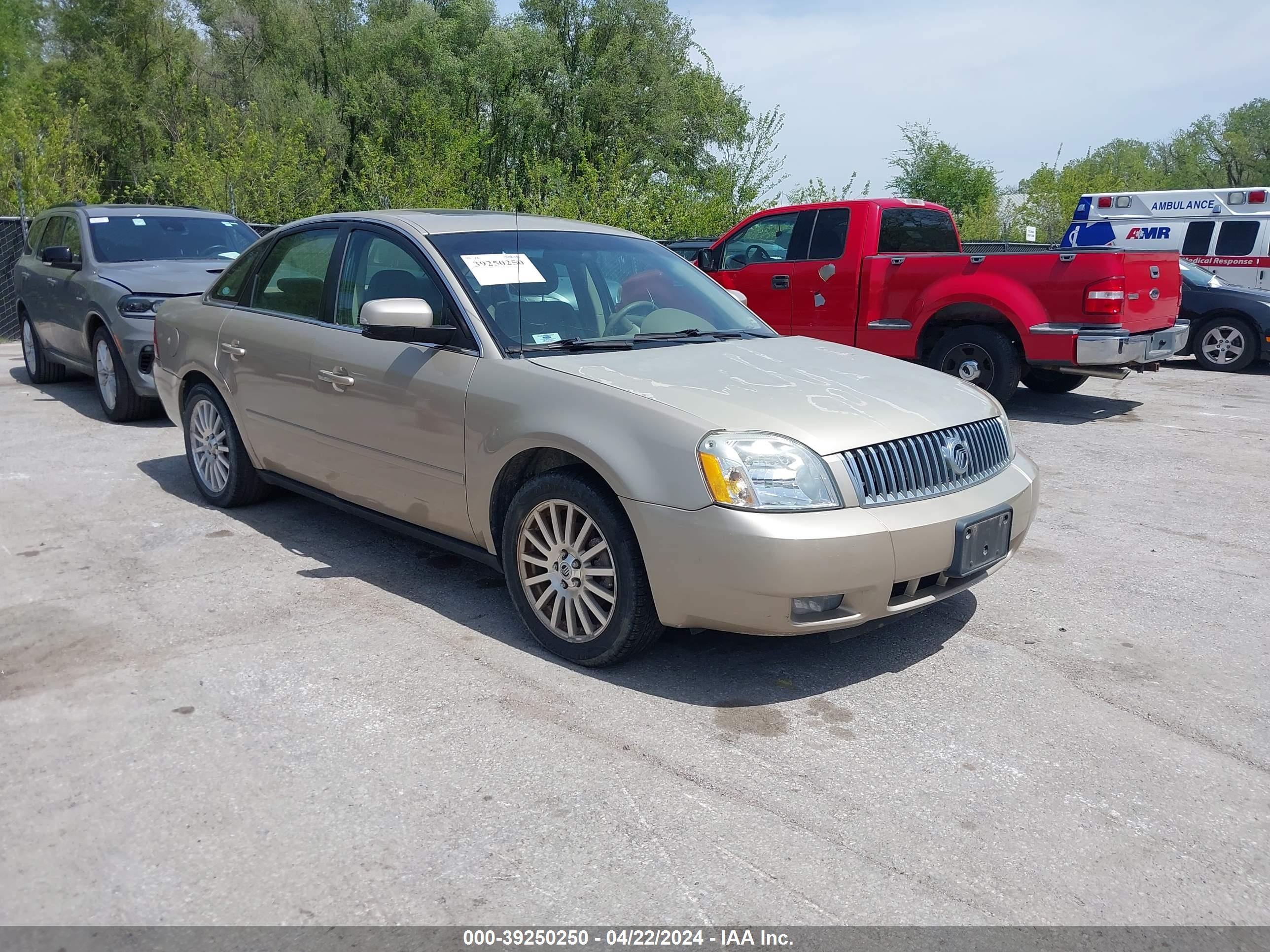 MERCURY MONTEGO 2005 1mefm43165g602179