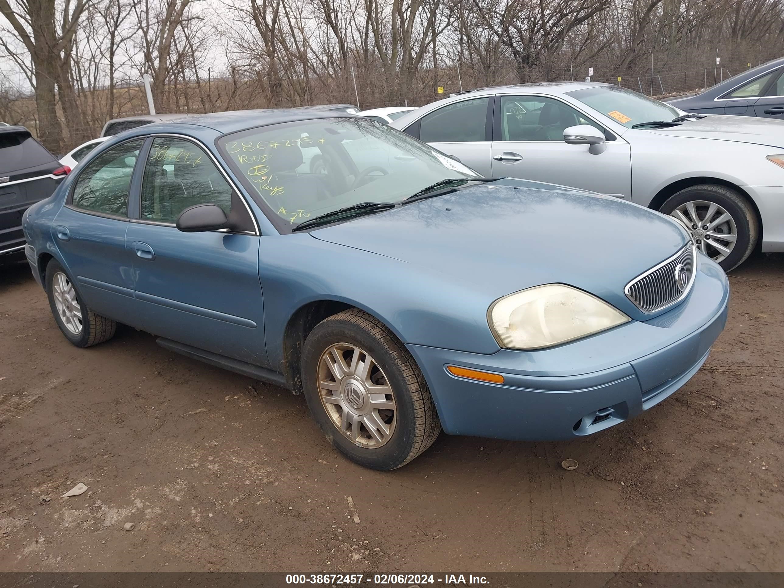 MERCURY SABLE 2005 1mefm50u05a619177