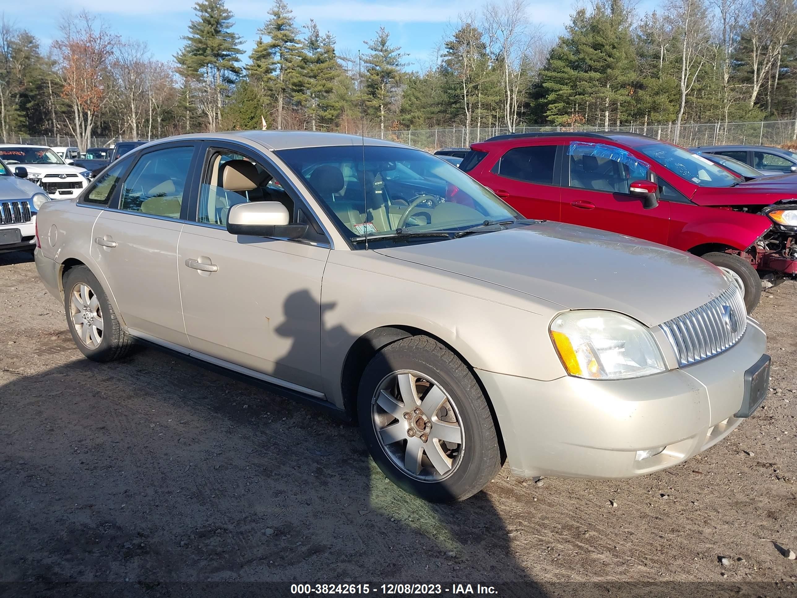 MERCURY MONTEGO 2007 1mehm40137g606044