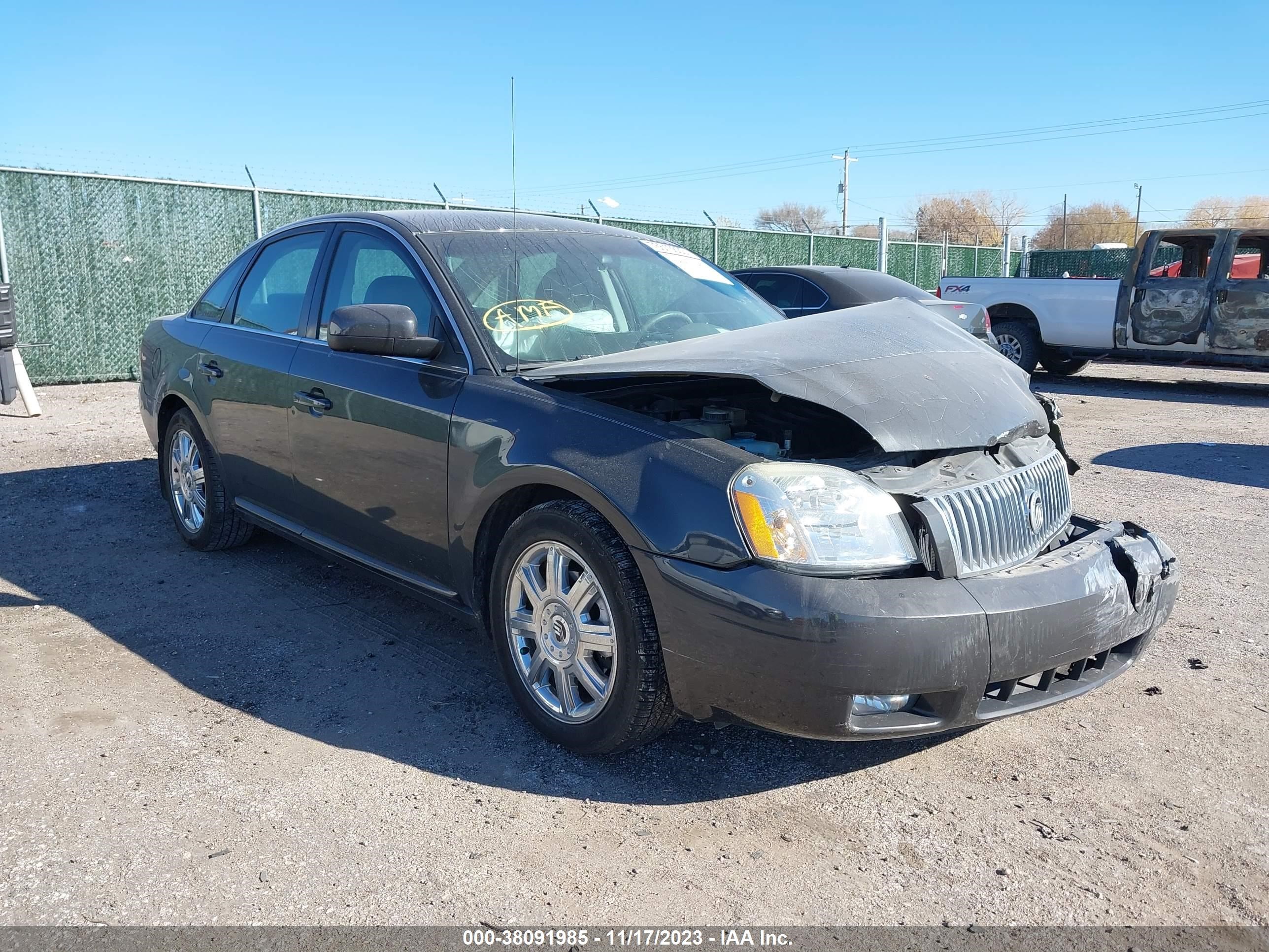 MERCURY MONTEGO 2007 1mehm40137g606612