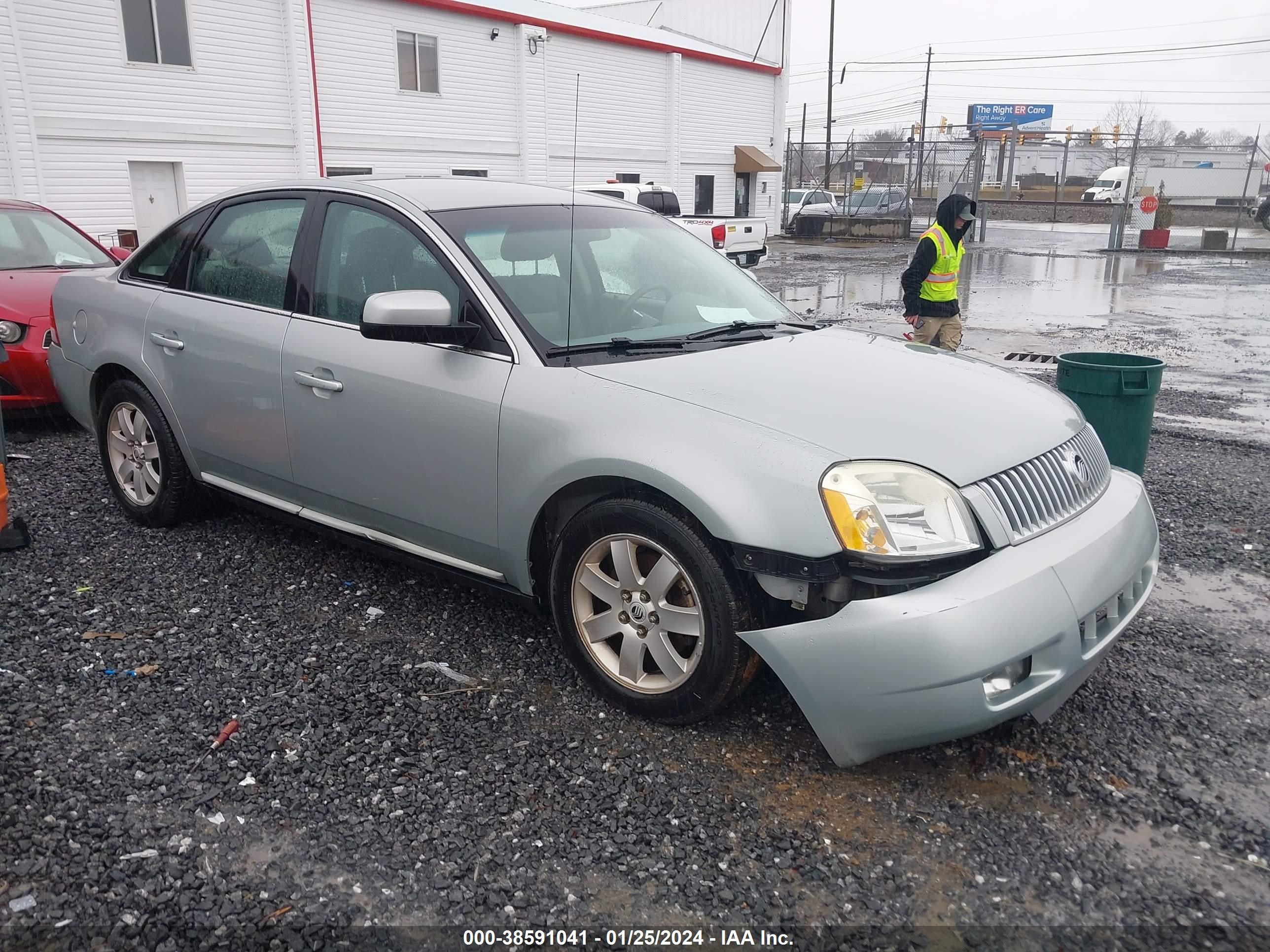 MERCURY MONTEGO 2007 1mehm40157g612797