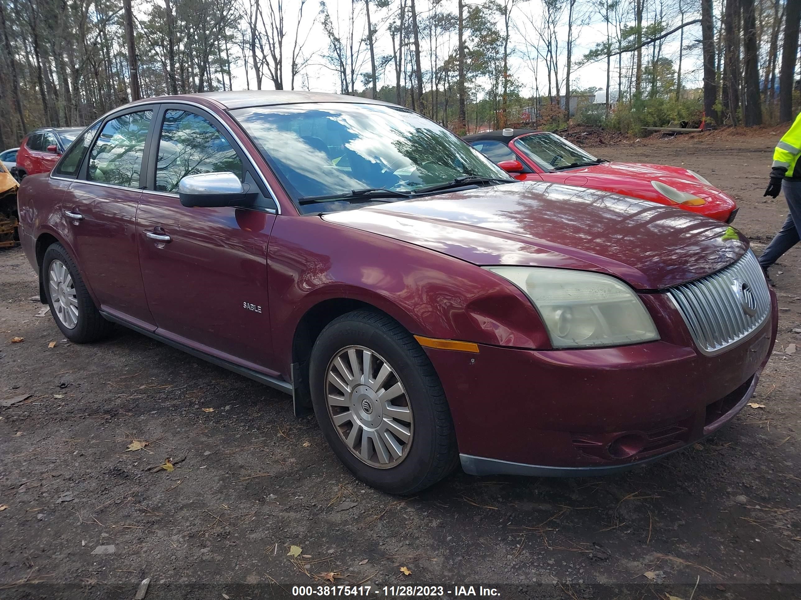 MERCURY SABLE 2008 1mehm40w28g623060