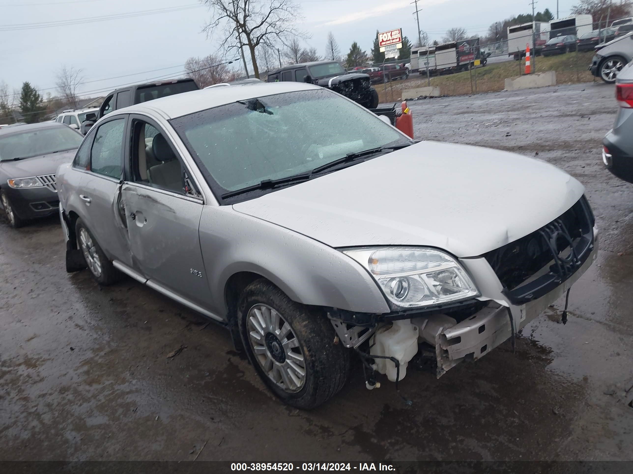 MERCURY SABLE 2008 1mehm40w38g612388