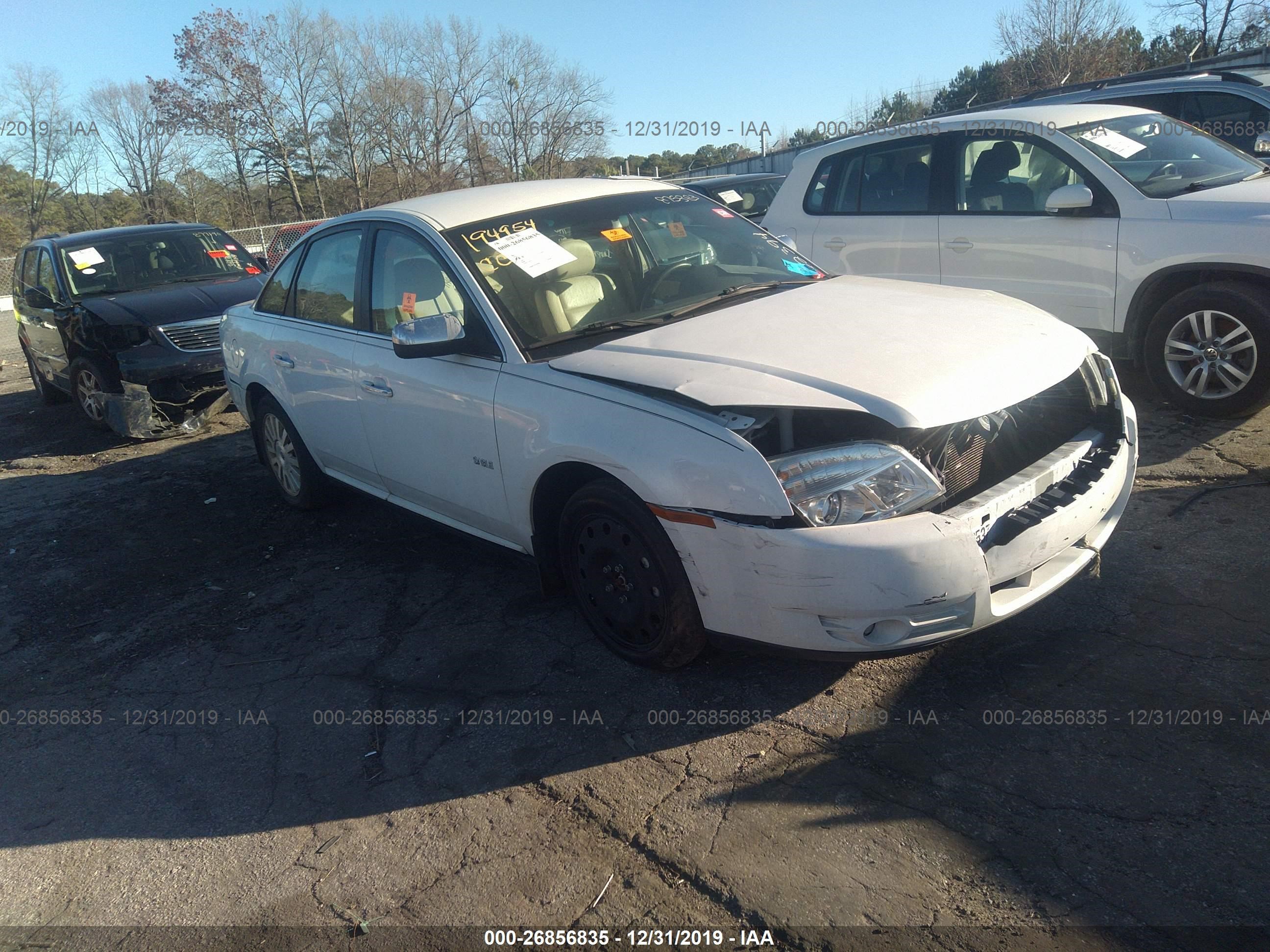 MERCURY SABLE 2008 1mehm40w48g622394