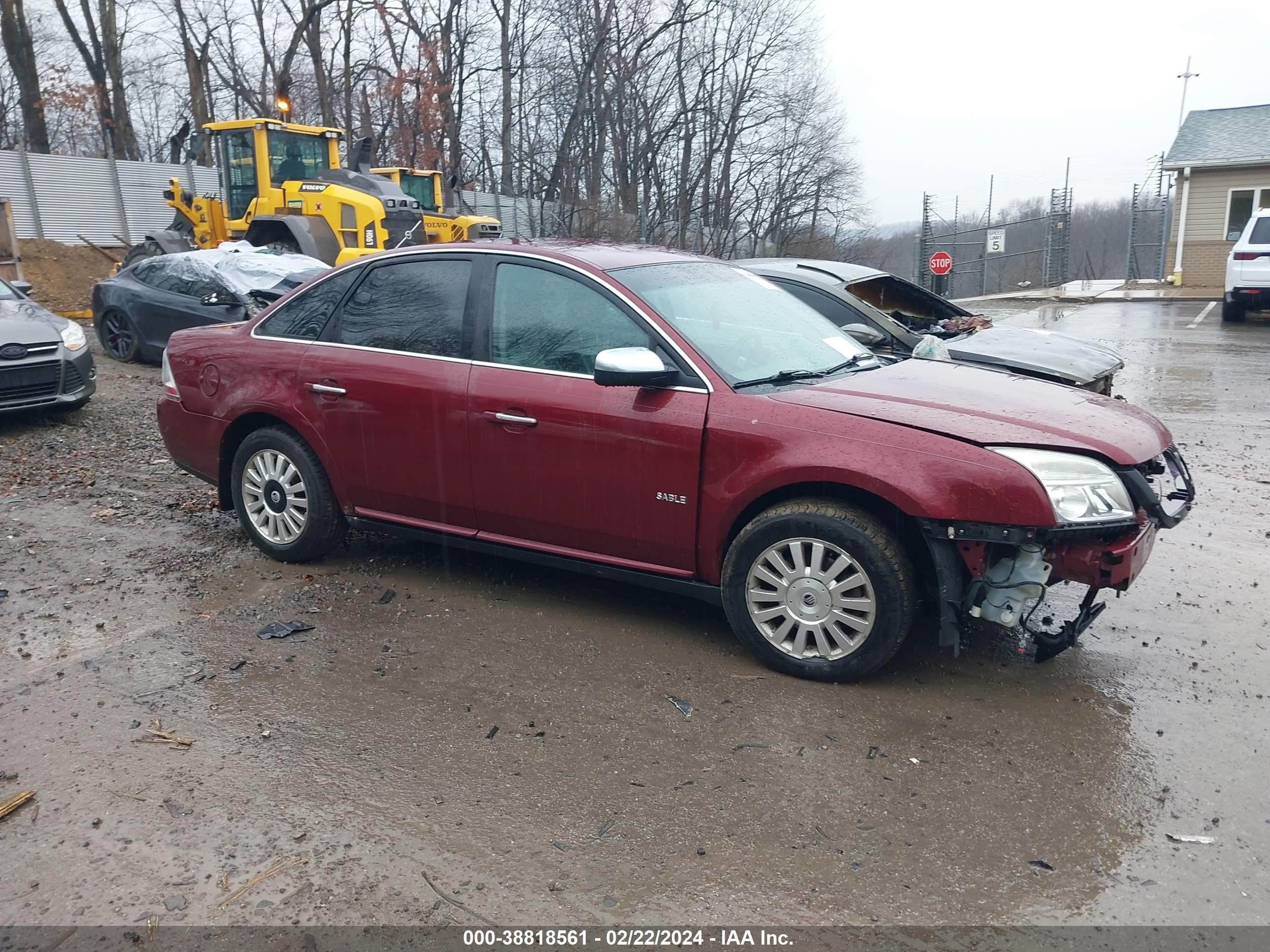 MERCURY SABLE 2008 1mehm40w48g624355