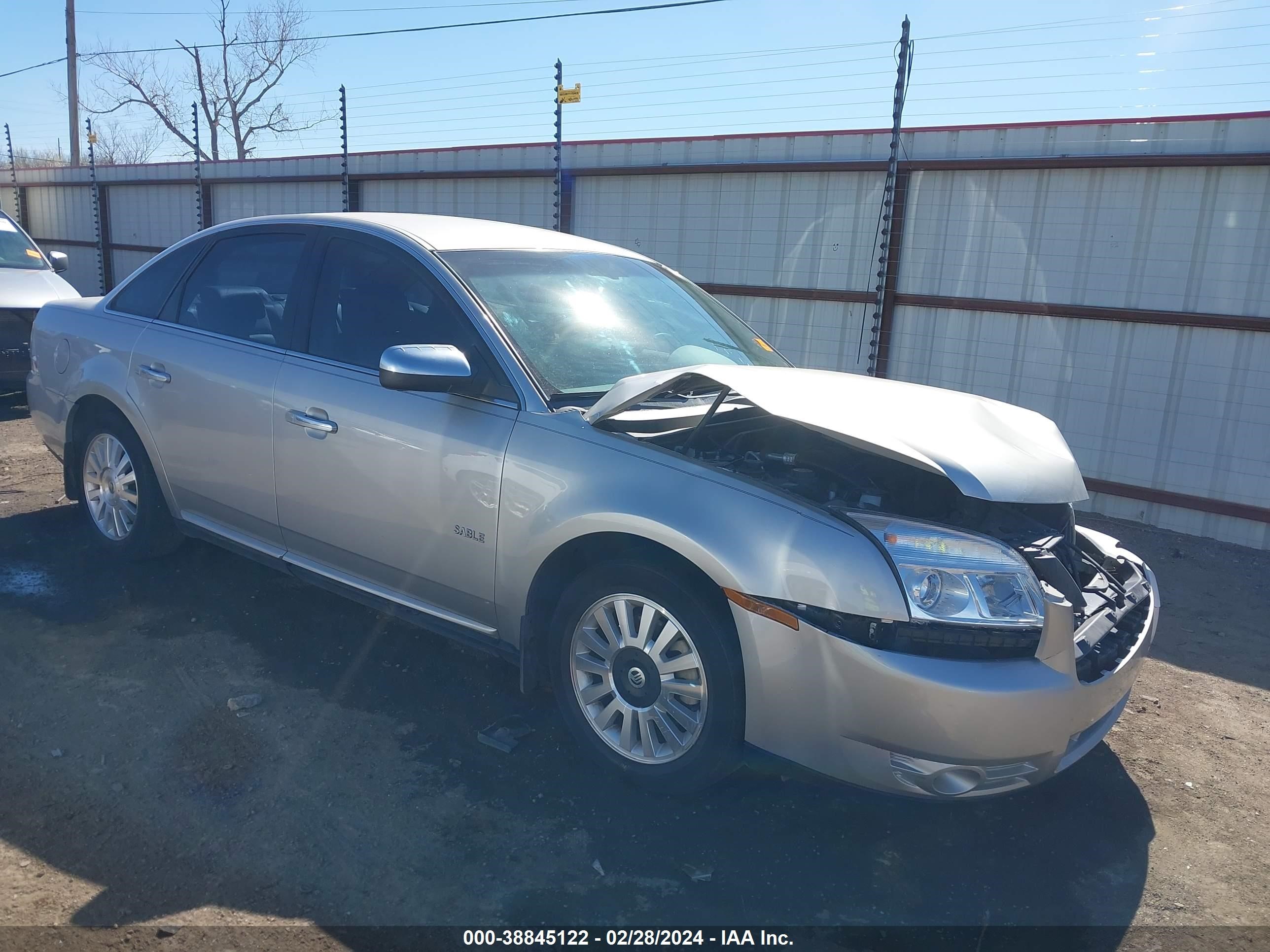 MERCURY SABLE 2008 1mehm40w58g616572