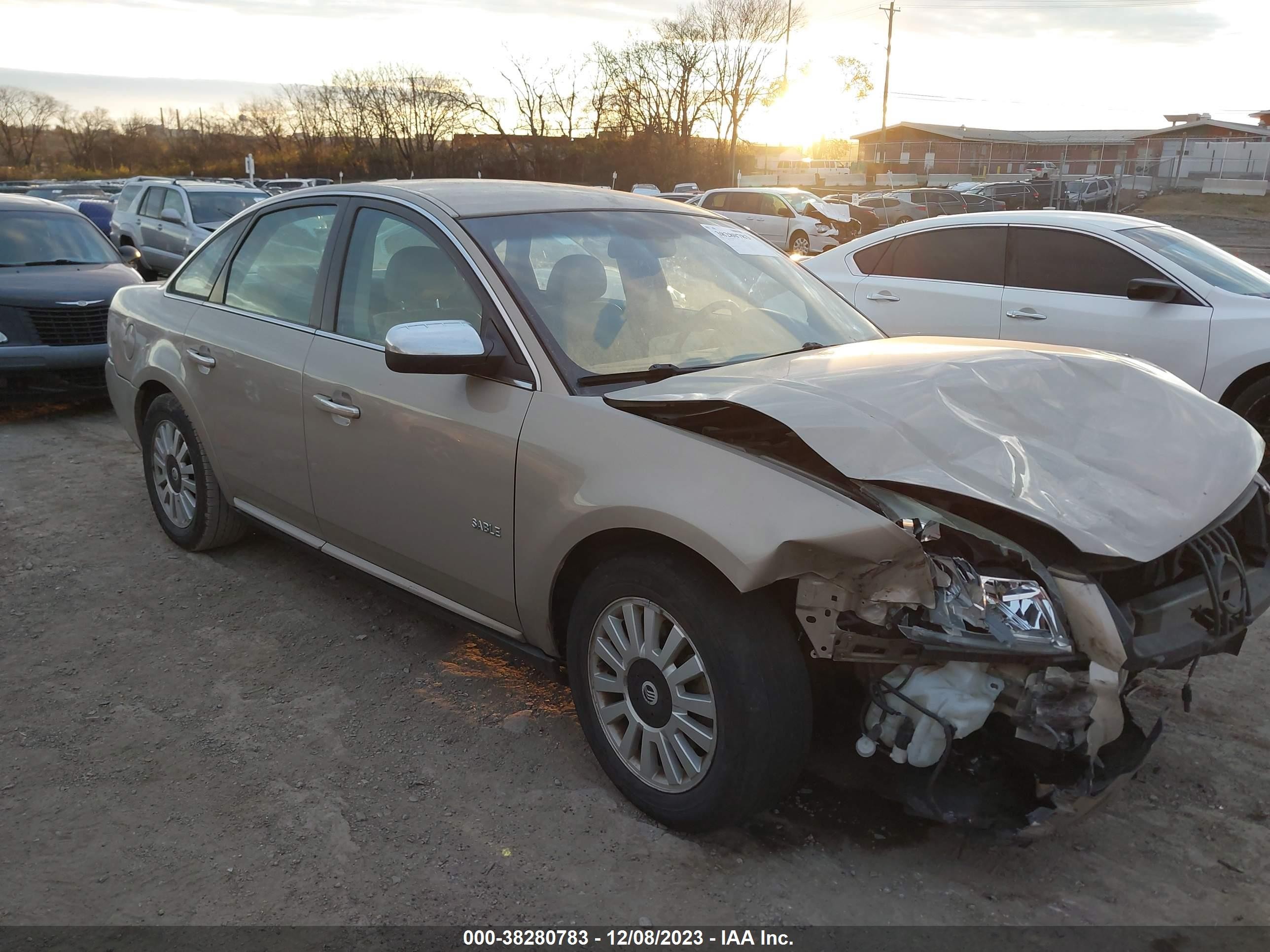 MERCURY SABLE 2008 1mehm40w68g607864