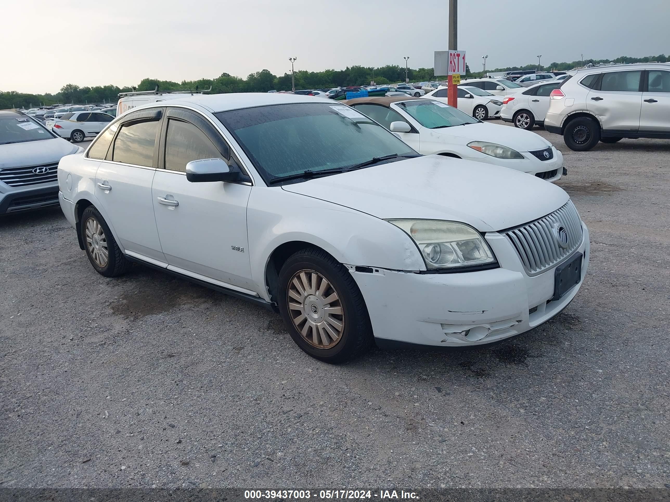 MERCURY SABLE 2008 1mehm40w68g611932